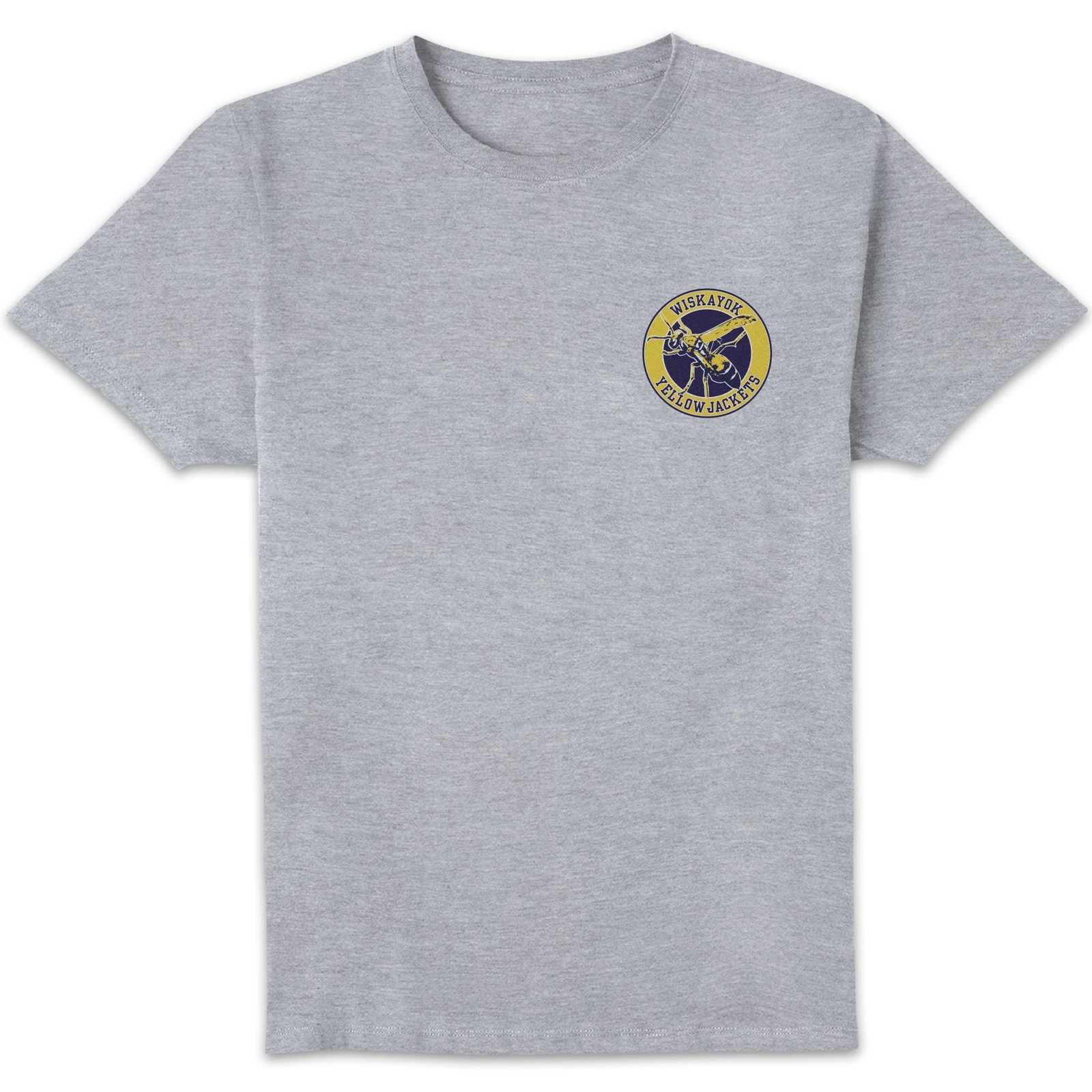 Yellow Jackets Collegiate Unisex T-Shirt - Grey - 5XL