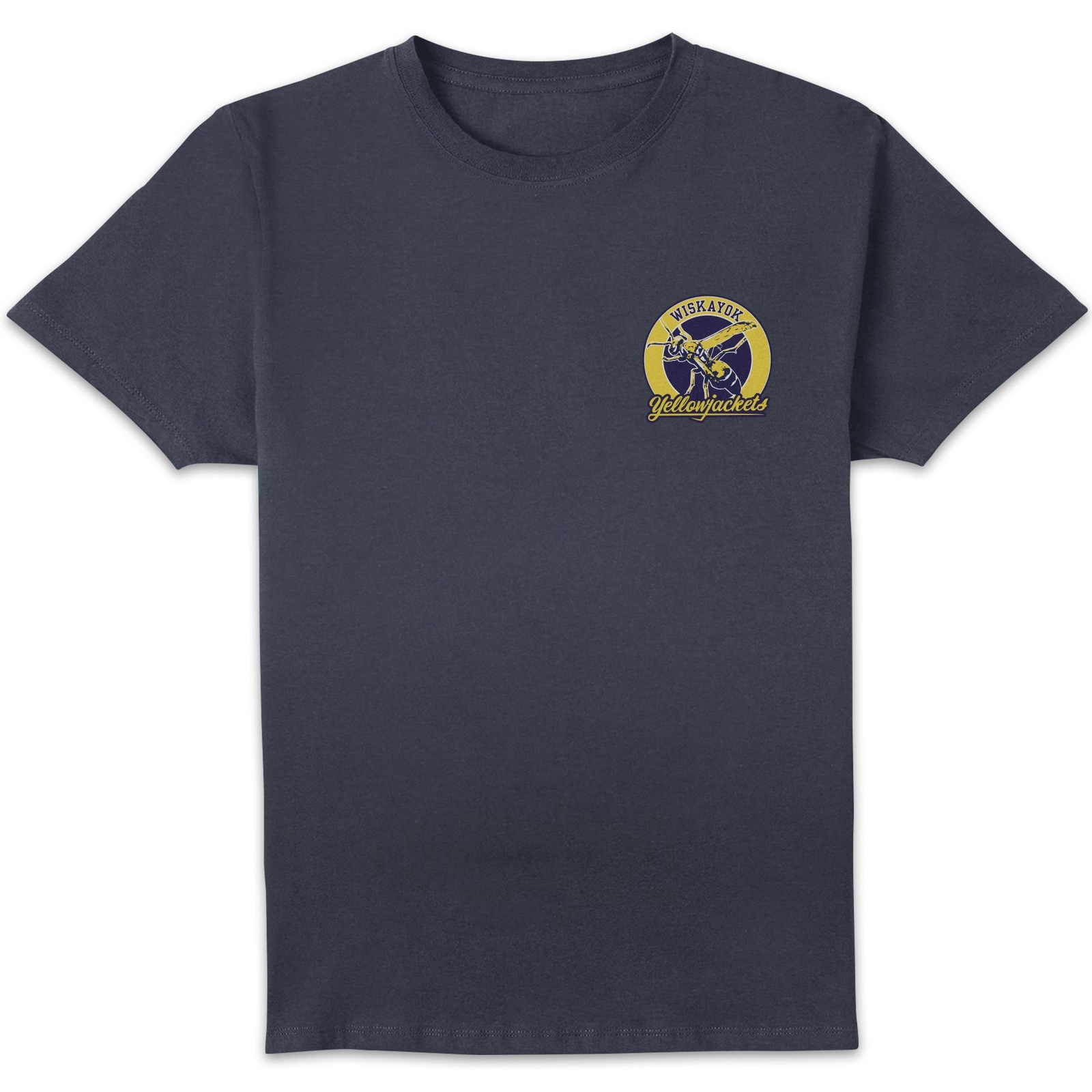 Yellow Jackets Wiskayok Unisex T-Shirt - Navy - M