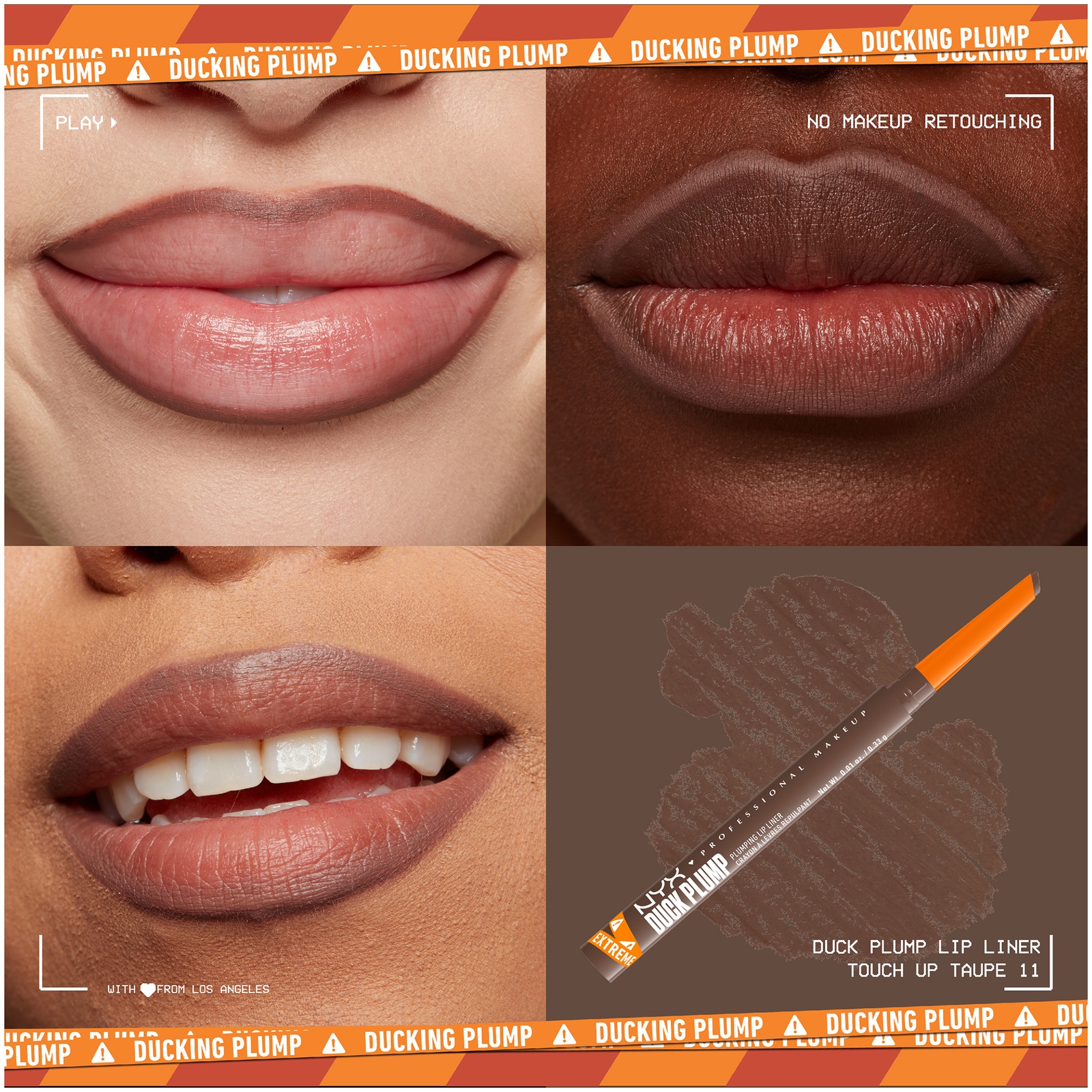 Thumbnail - NYX Professional Make Duck Plump Plumping Lip Liner (Various Shades) - Touch Tae