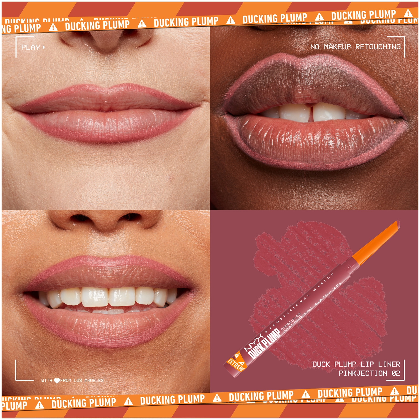 Thumbnail - NYX Professional Make Duck Plump Plumping Lip Liner (Various Shades) - Pinkjection
