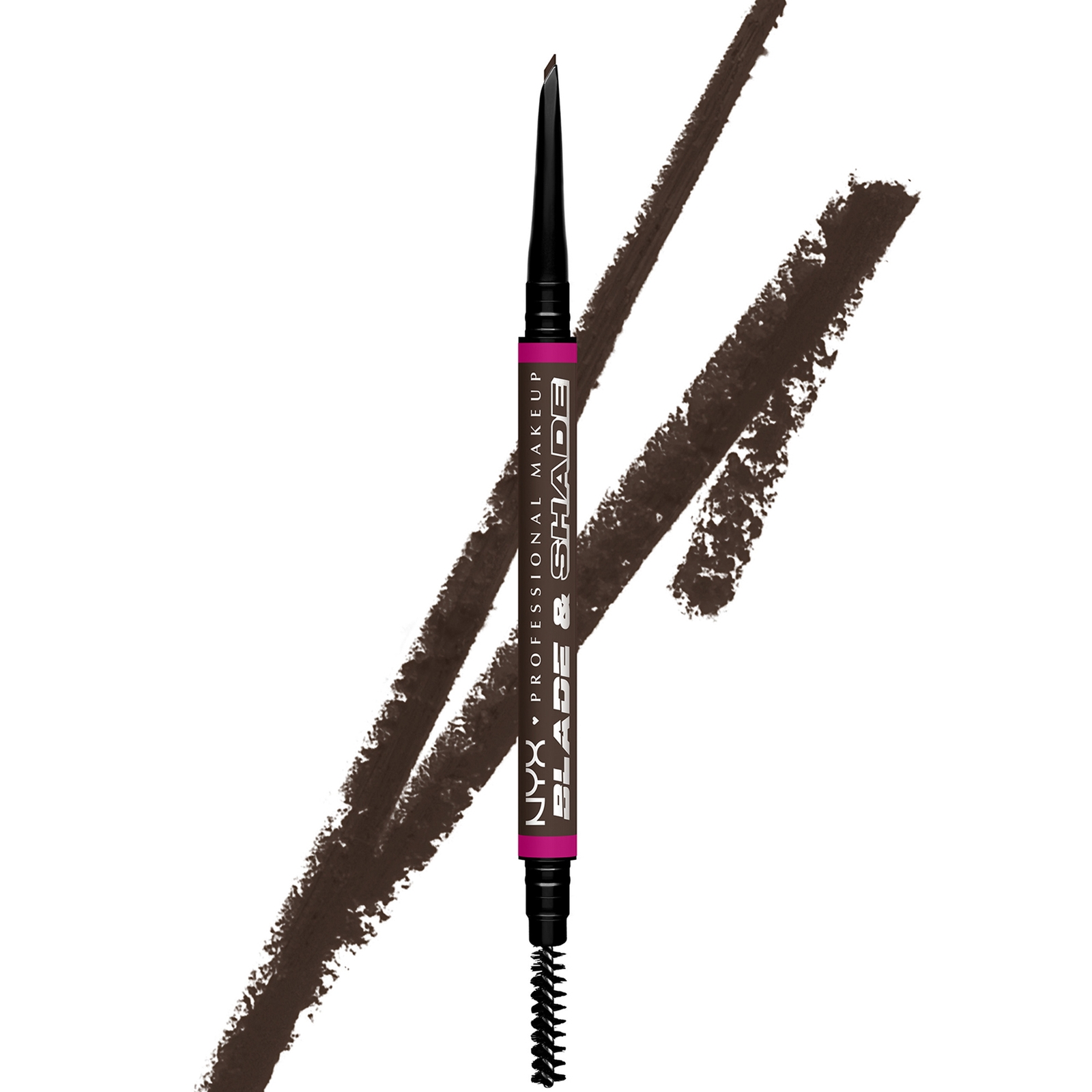 

NYX Professional Make Blade & Shade, Nano Brow Mechanical Pencil (Various Shades) - Ash Brown