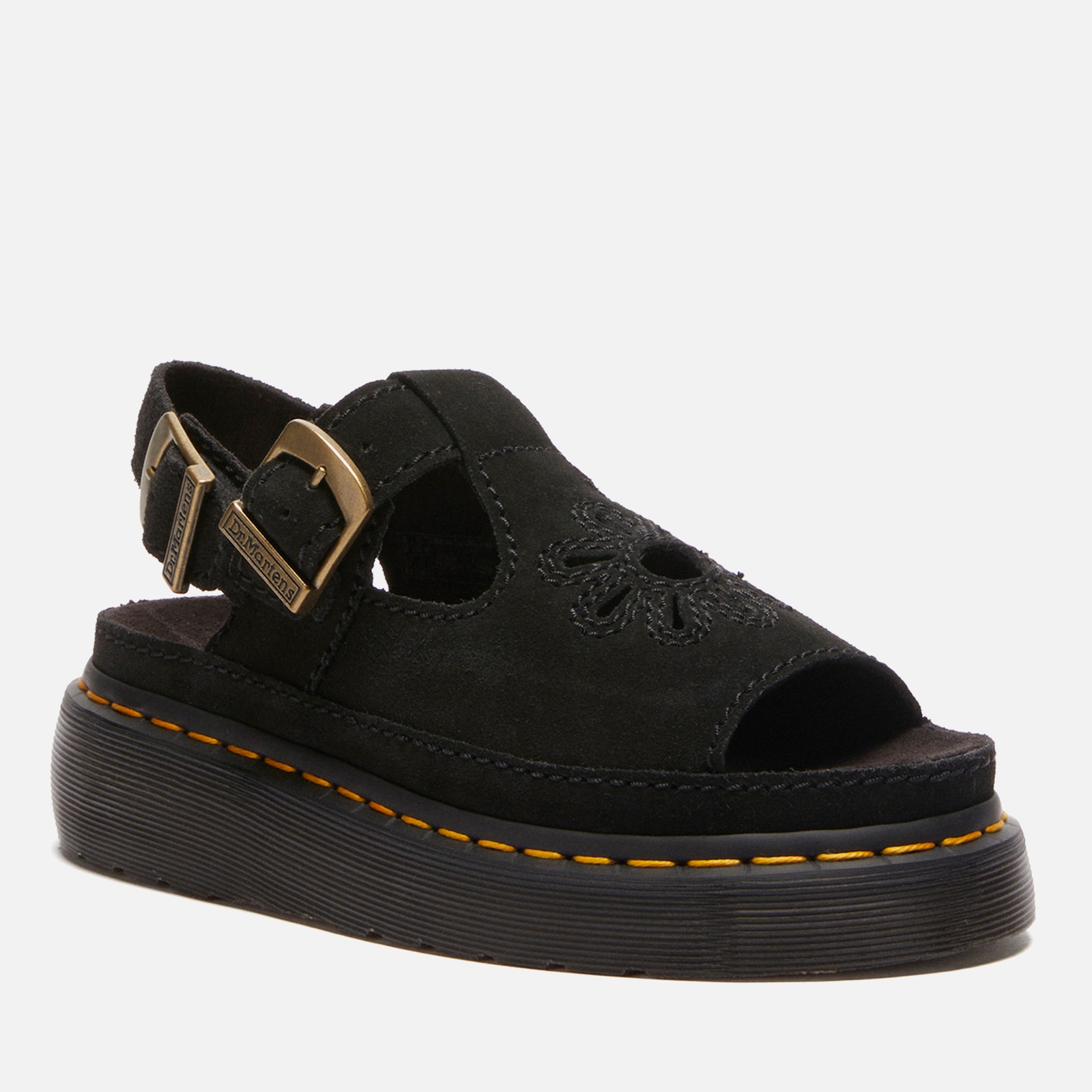 Dr. Martens Women's Dunnet Flower Suede Sandals - UK 8