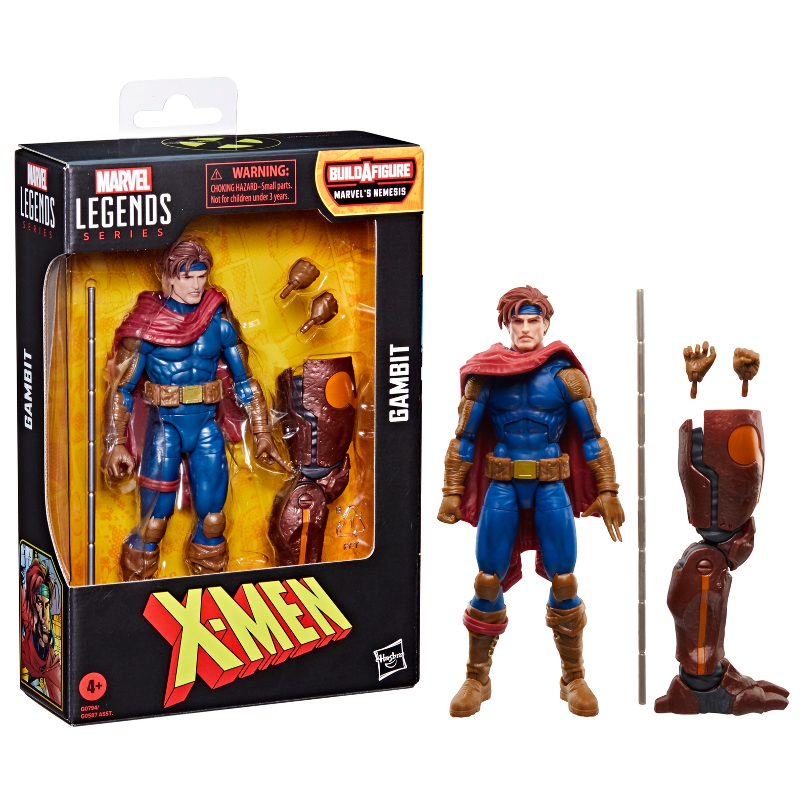 Hasbro Marvel Legends Series Gambit, X-Men Comics Action Figure