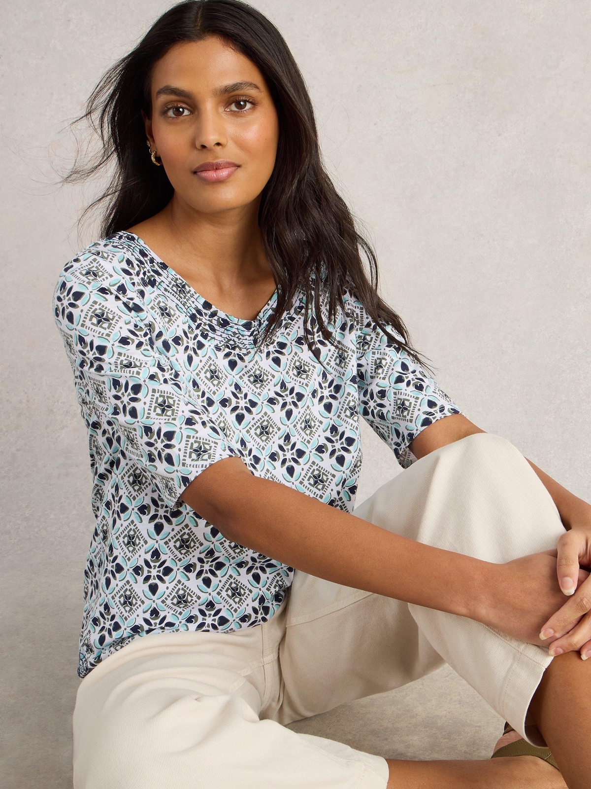 T-Shirt Weaver aus Jersey - 34