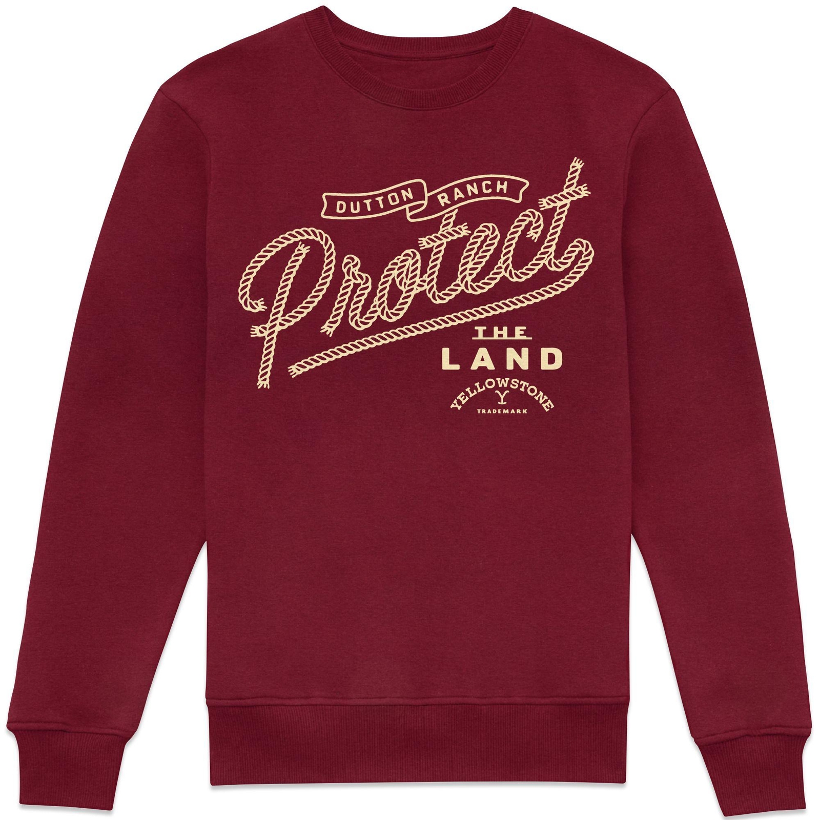 Yellowstone Protect The Land Sweatshirt - Burgundy - XXL