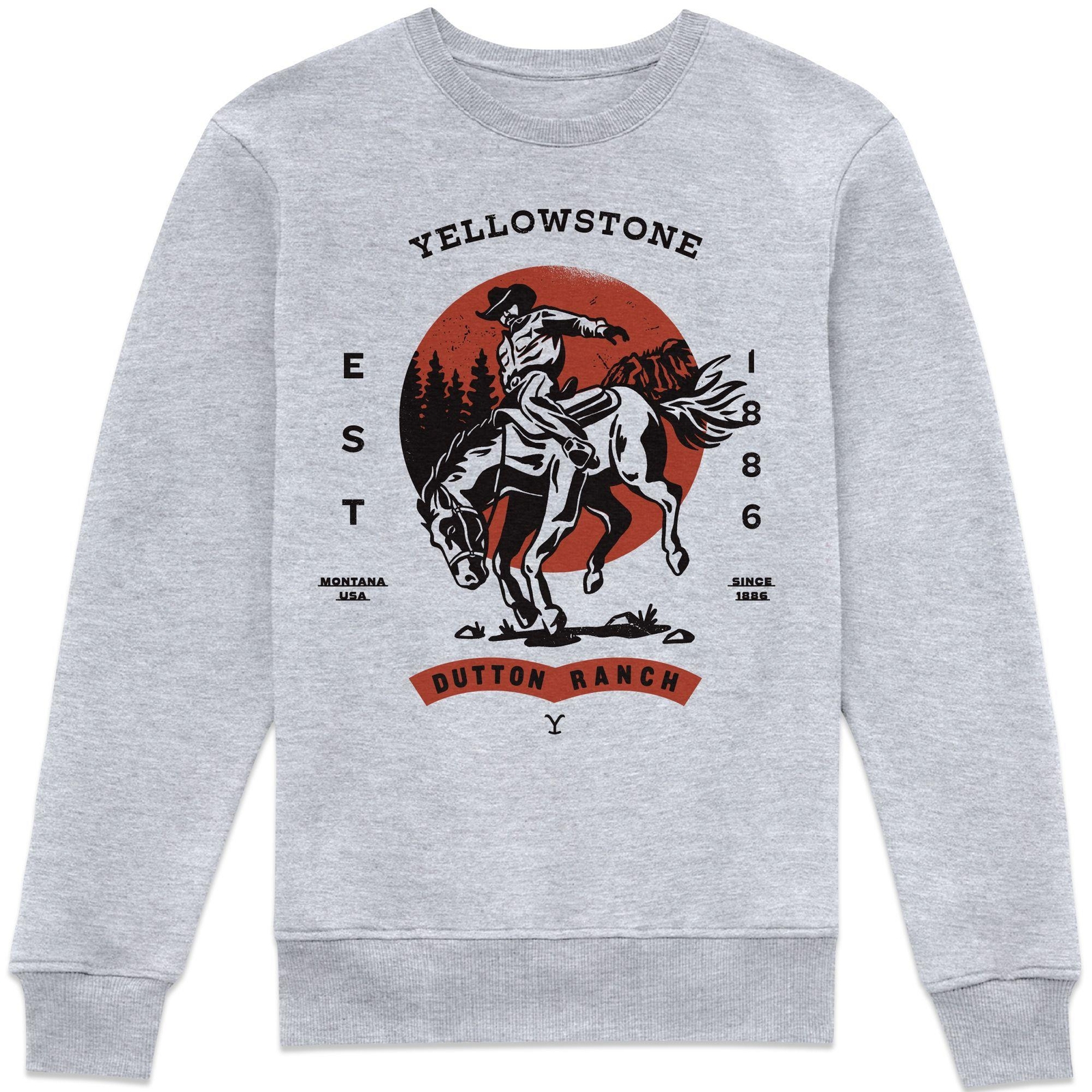 Yellowstone Saddle Up Sweatshirt - Grey - M