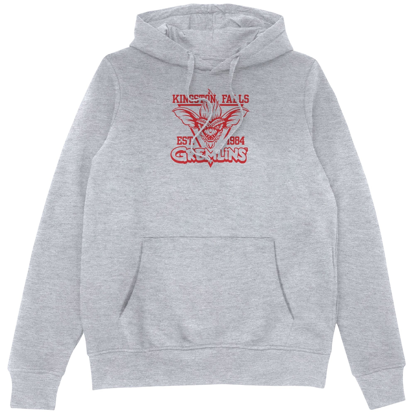Gremlins Stripe Collegiate Hoodie - Grey - 4XL