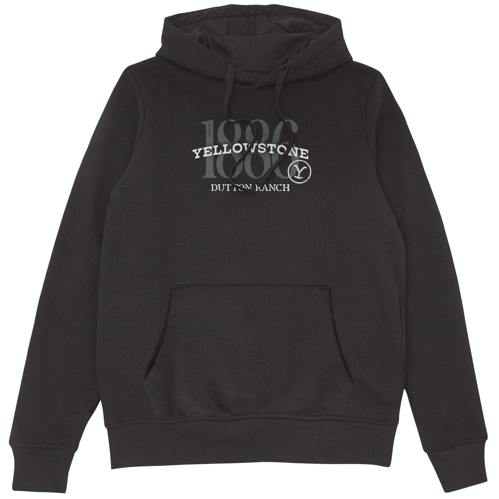 Yellowstone 1886 Hoodie - Black - 5XL