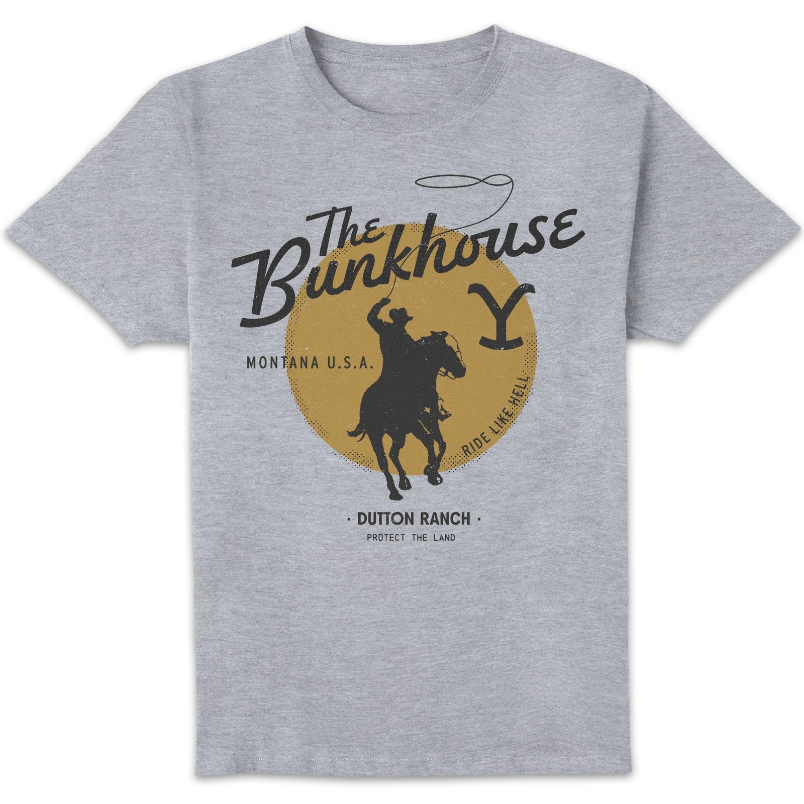 Yellowstone The Bunkhouse Unisex T-Shirt - Grey - 5XL