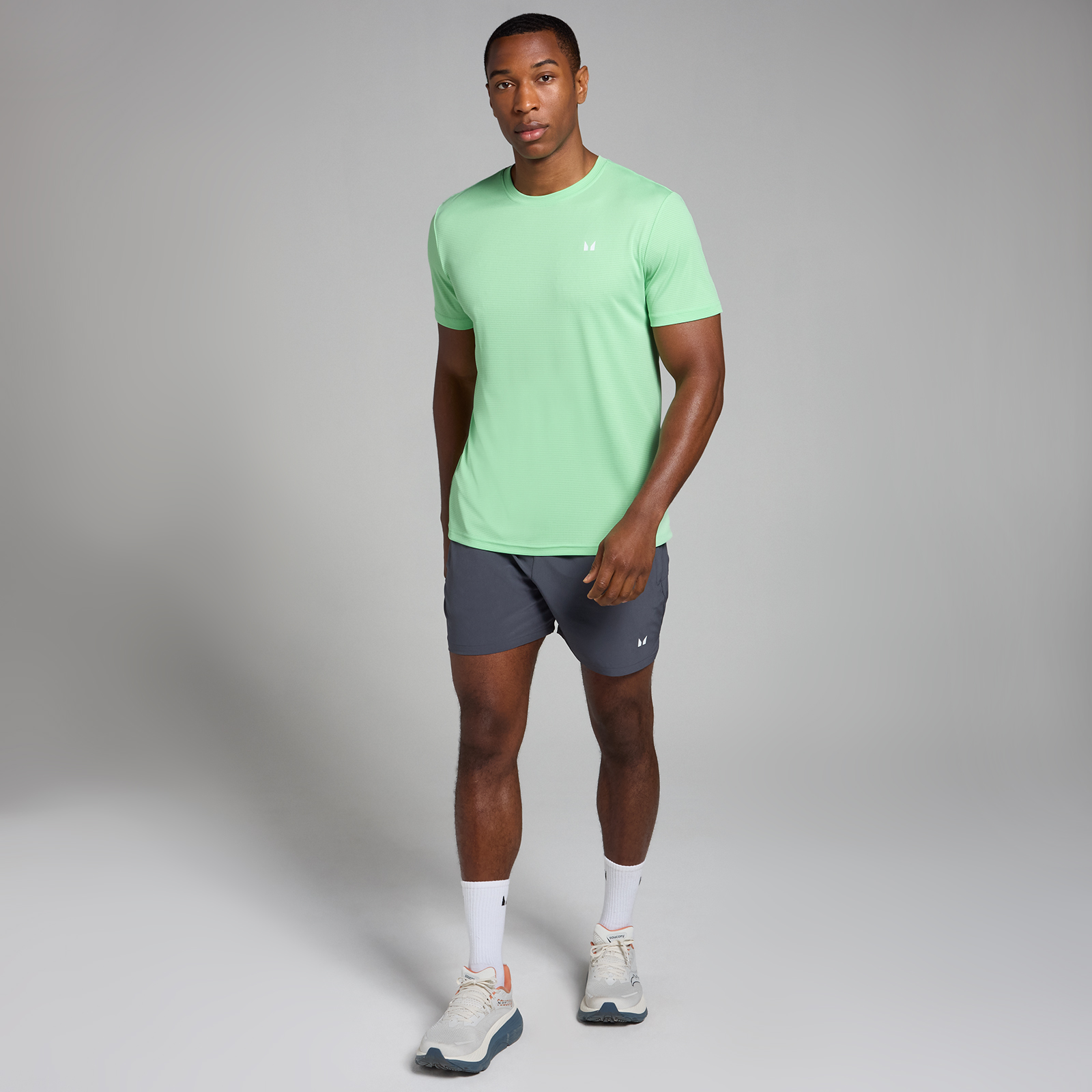 5059883427072 - MP Herren Active Grid Trainings-T-Shirt – Mint - XL 5059883427072 - MP Herren Active Grid Trainings-T-Shirt – Mint - XL