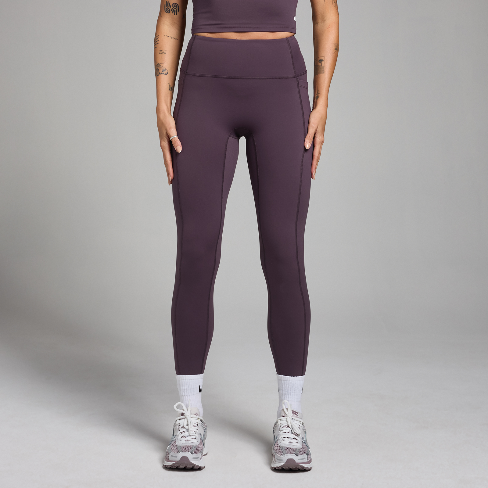 Myprotein UK MyProtein MP Women's Active Pocket Leggings - Deep Purple