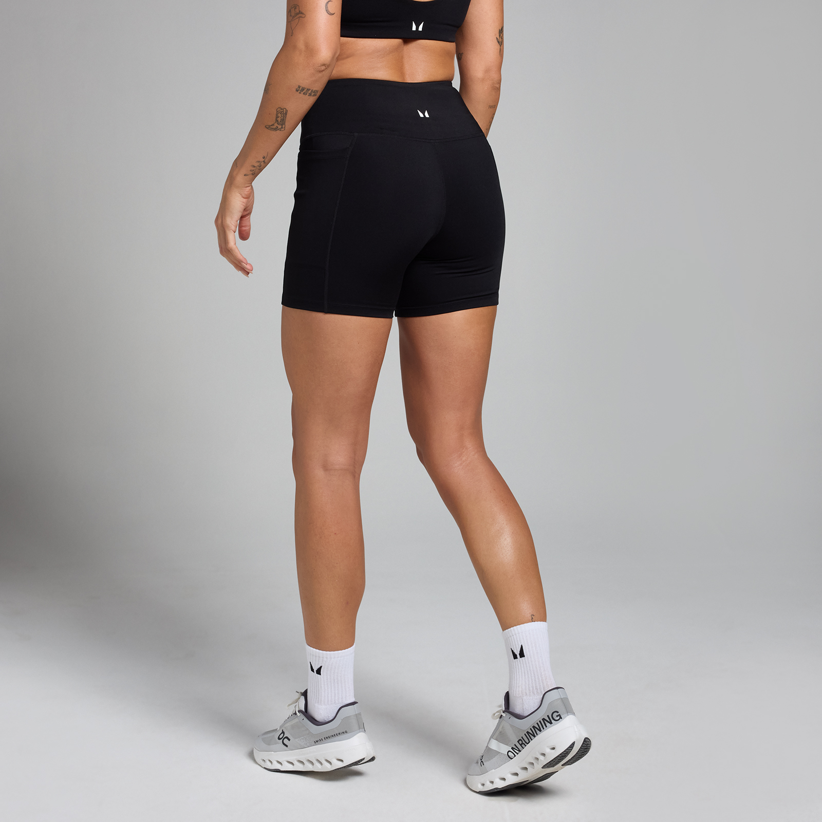 MP Damen Active Radlerhose mit Taschen – Schwarz - XS