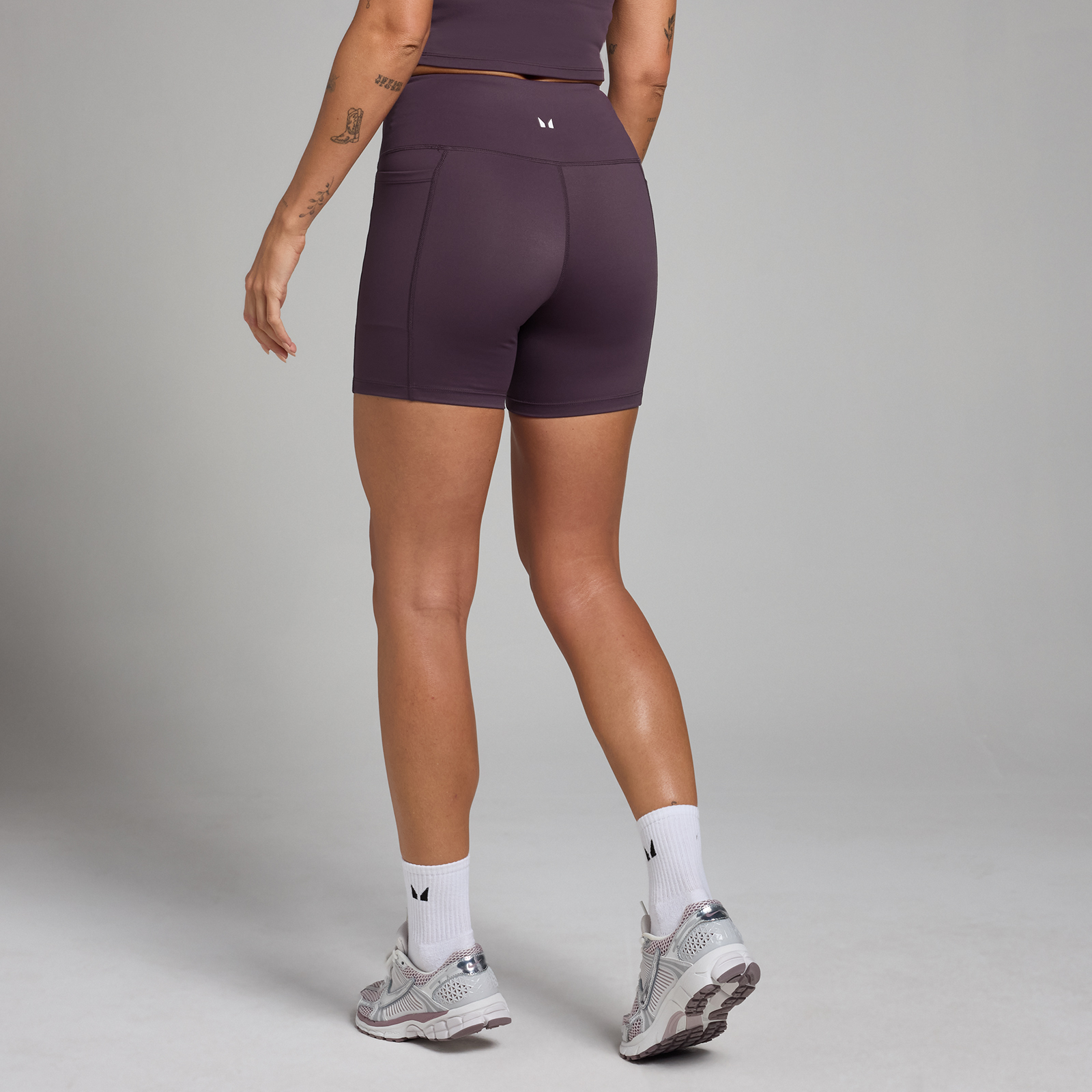 MP Damen Active Radlerhose mit Taschen – Dunkles Lila - L