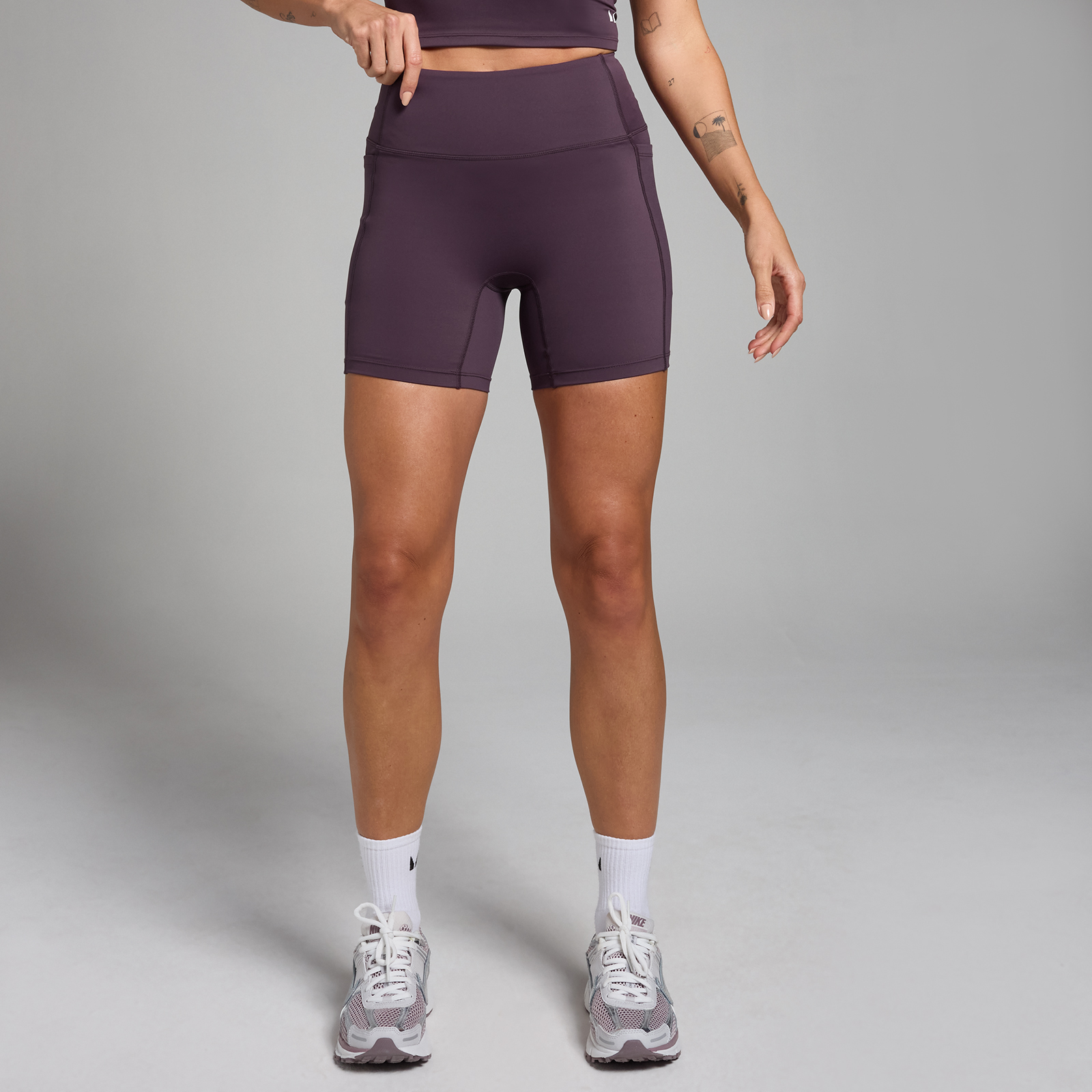 Calções de Ciclismo com Bolso Active da MP para Senhora - Deep Purple - XS
