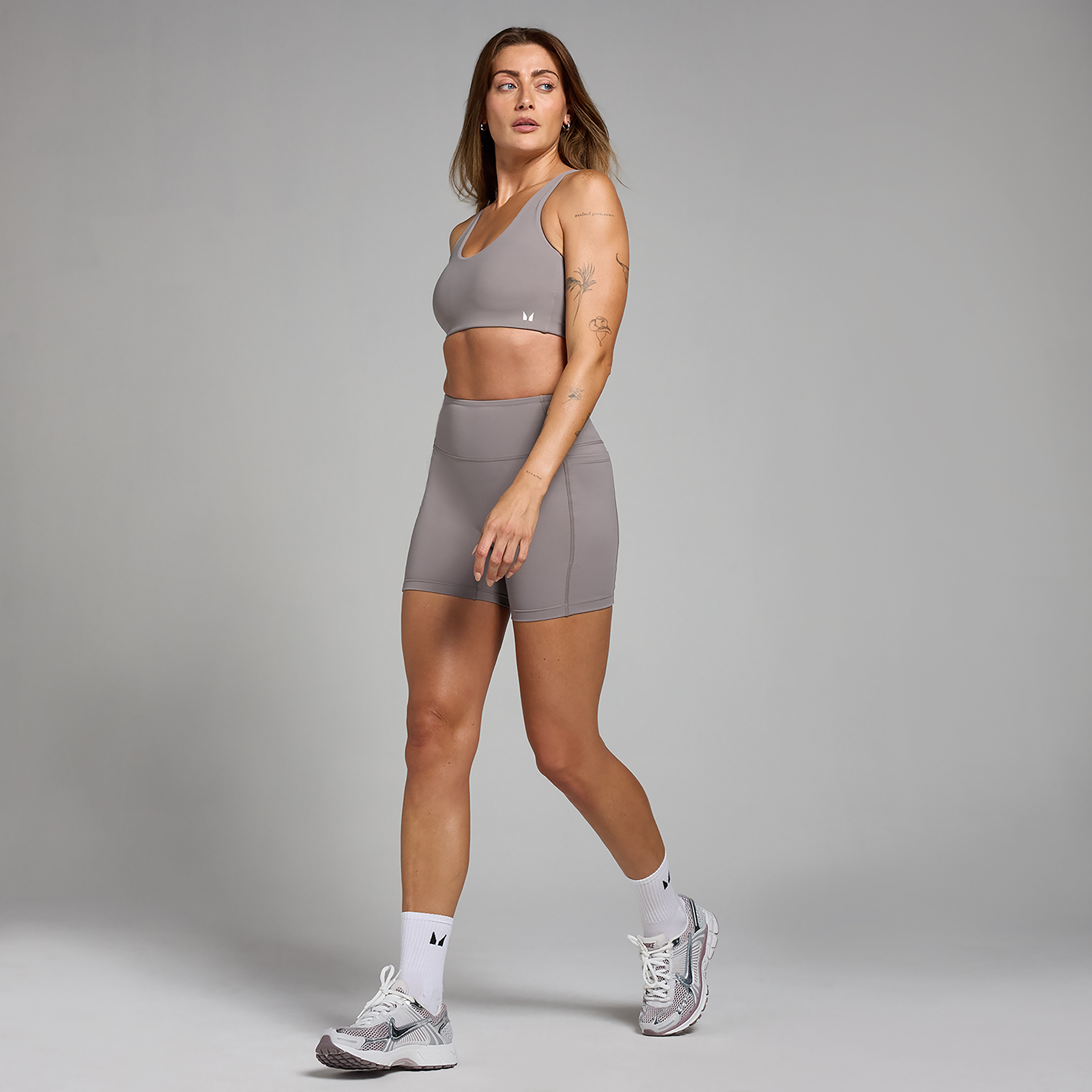5059883420233 - MP Damen Active Radlerhose mit Taschen – Kühles Grau - M 5059883420233 - MP Damen Active Radlerhose mit Taschen – Kühles Grau - M