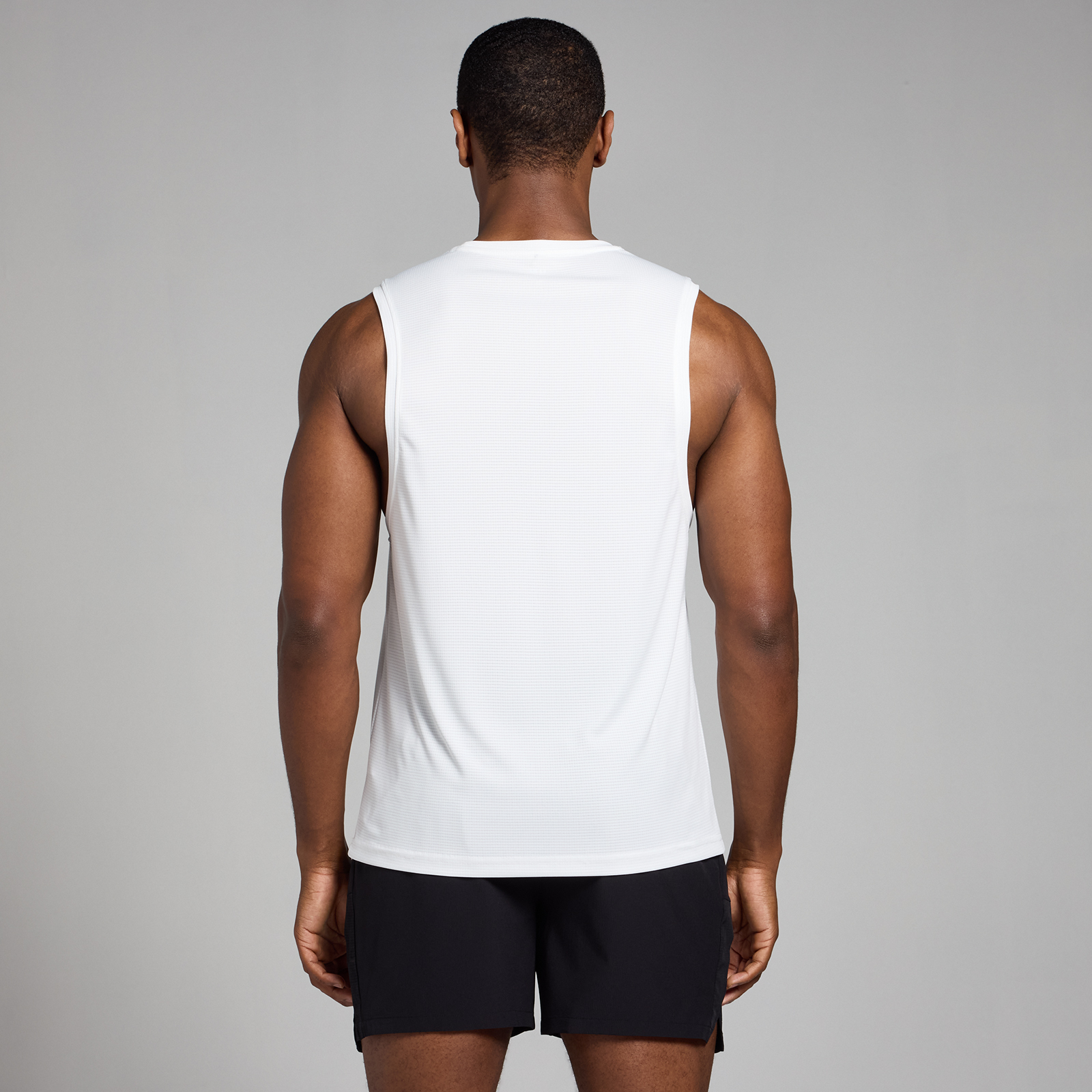 MP Herren Active Grid Trainings-Tanktop – Weiß - S