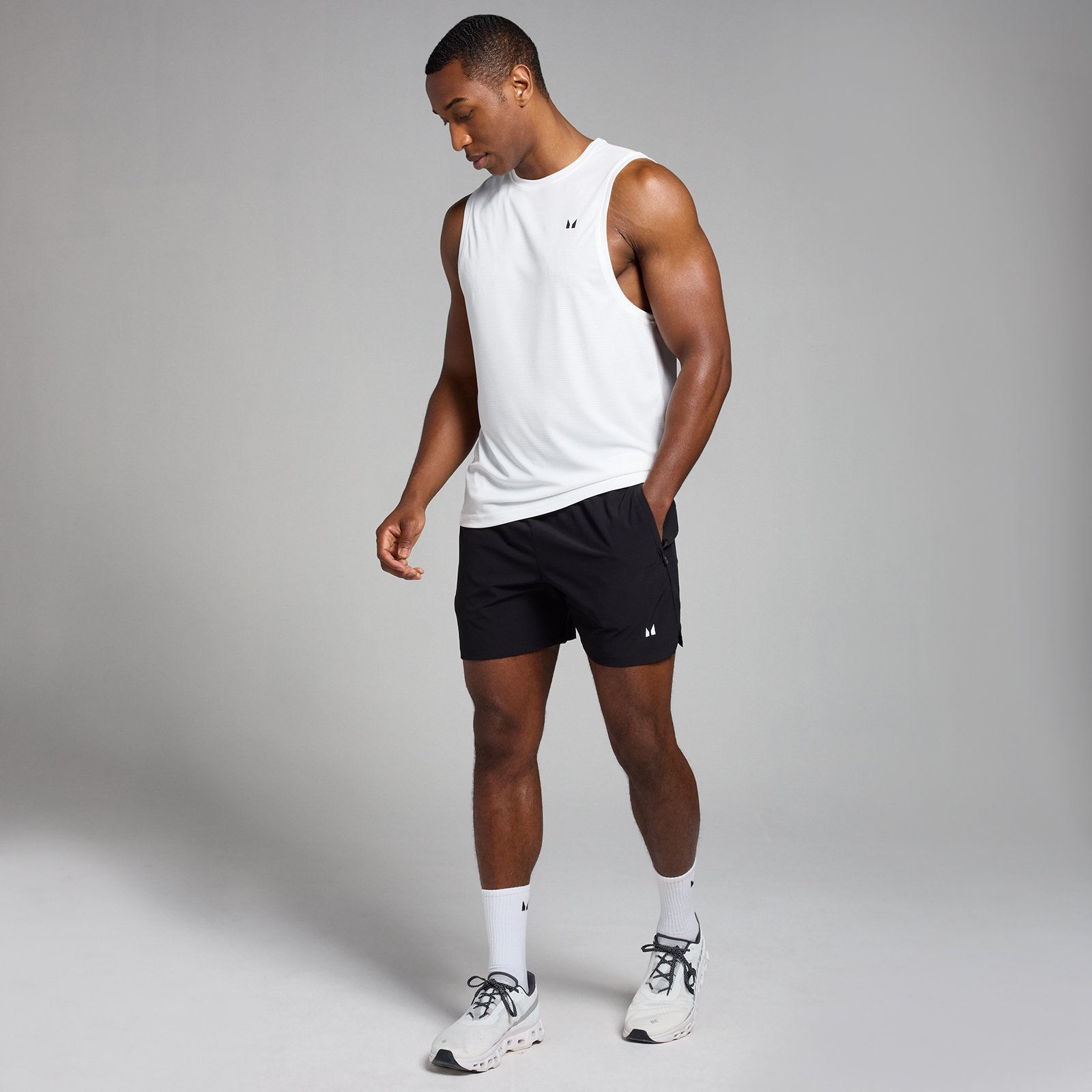 Thumbnail - MP Herren Active Trainingsshorts mit Taschen – Schwarz - S