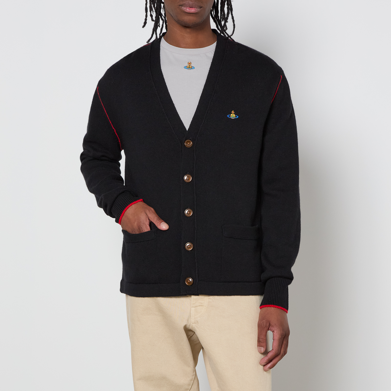 Vivienne Westwood Alex Wool-Blend Cardigan - XL
