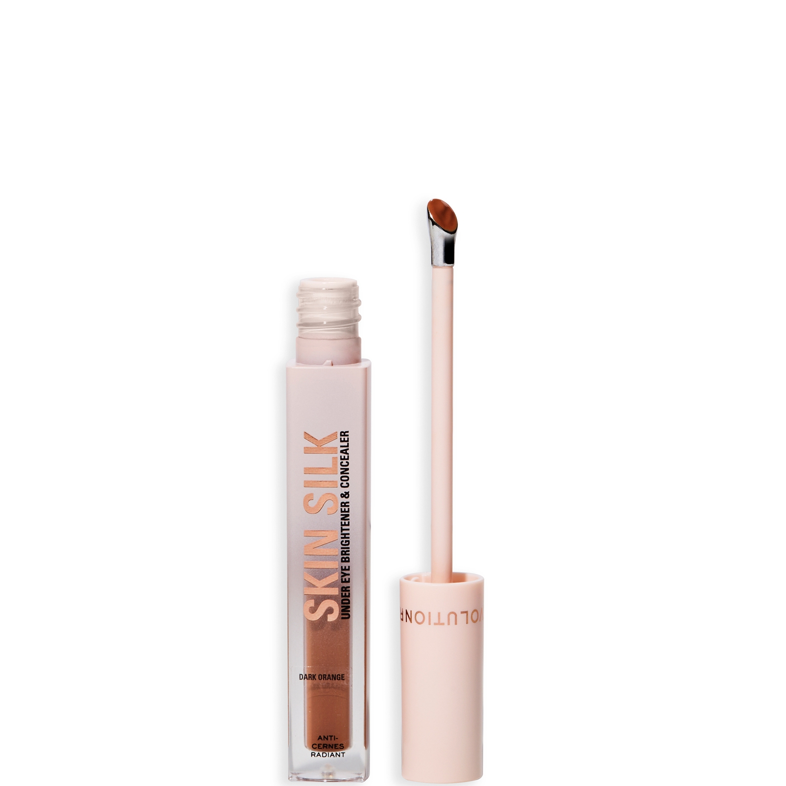 Makeup Revolution Skin Silk Radiant Serum Under Eye Brightener (Various Shades) - Dark Orange
