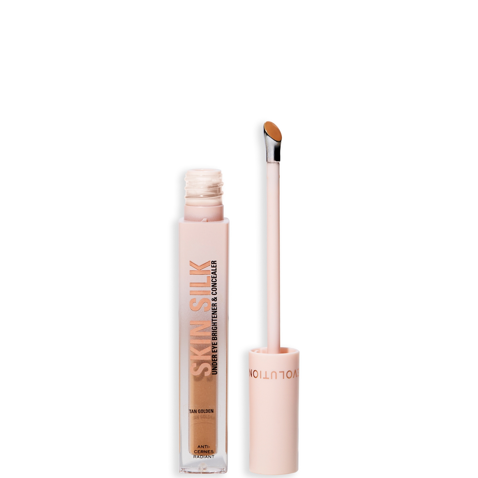 

Makeup Revolution Skin Silk Radiant Serum Under Eye Brightener (Various Shades) - Tan Golden