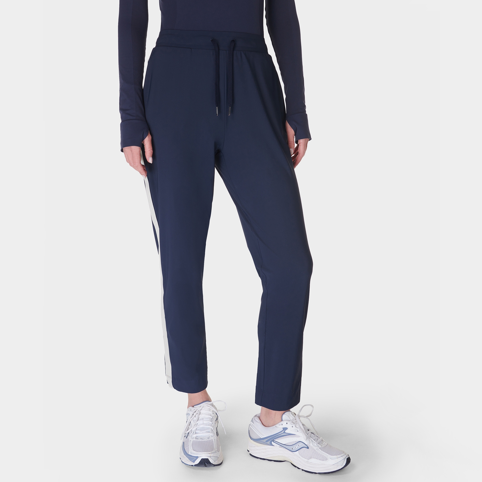 Sweaty Betty Explorer Side Stripe Jersey Trousers - XL