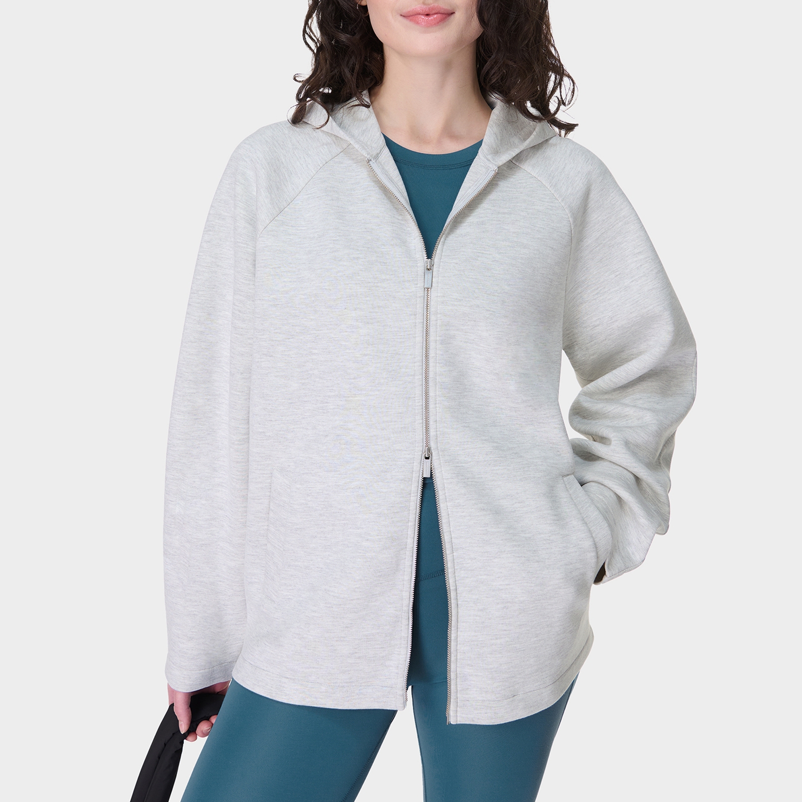Sweaty Betty Wind Down Jersey Zipped Hoodie - L