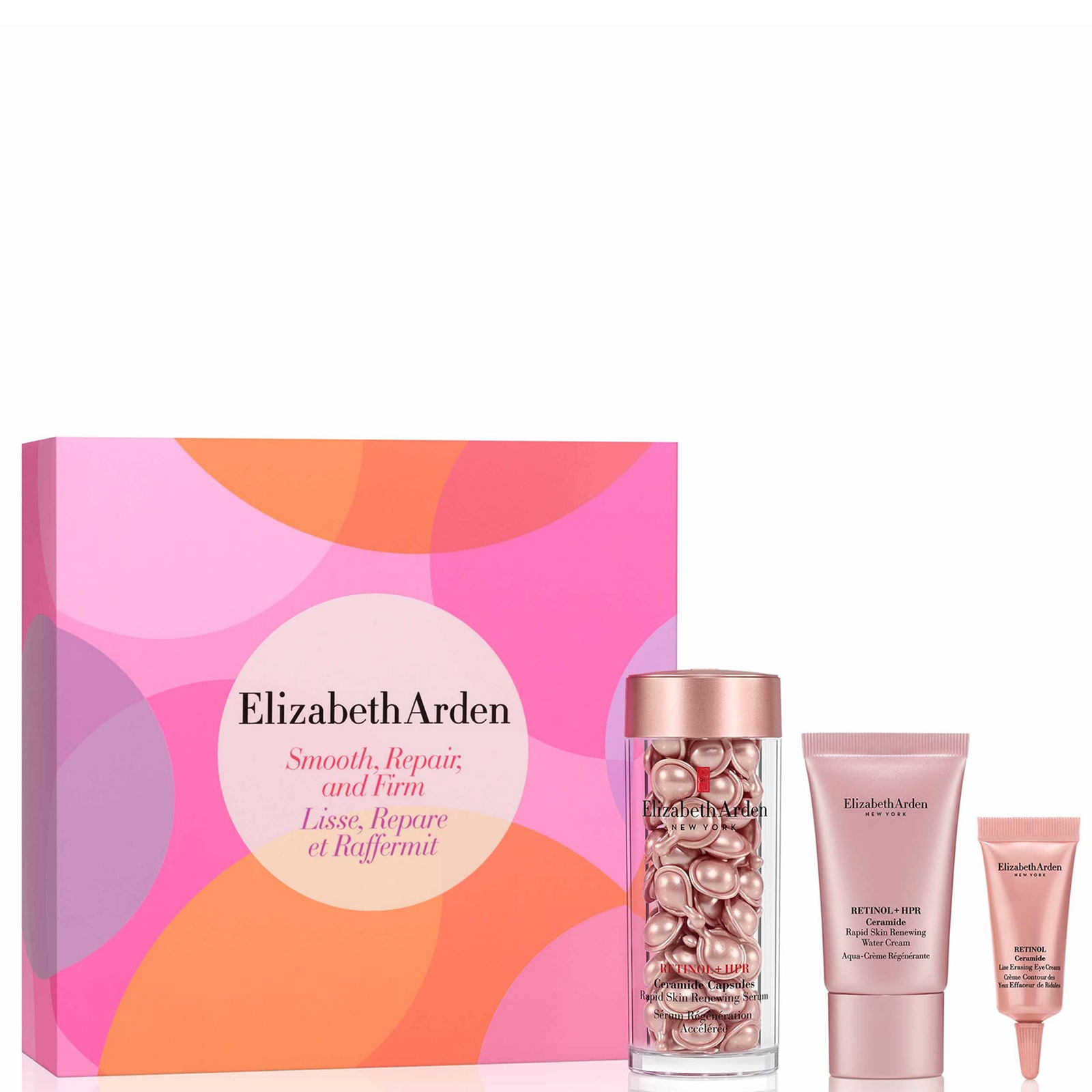 

Elizabeth Arden RETINOL + HPR CERAMIDE Smooth, Repair & Firm 60 Capsules Gift Set