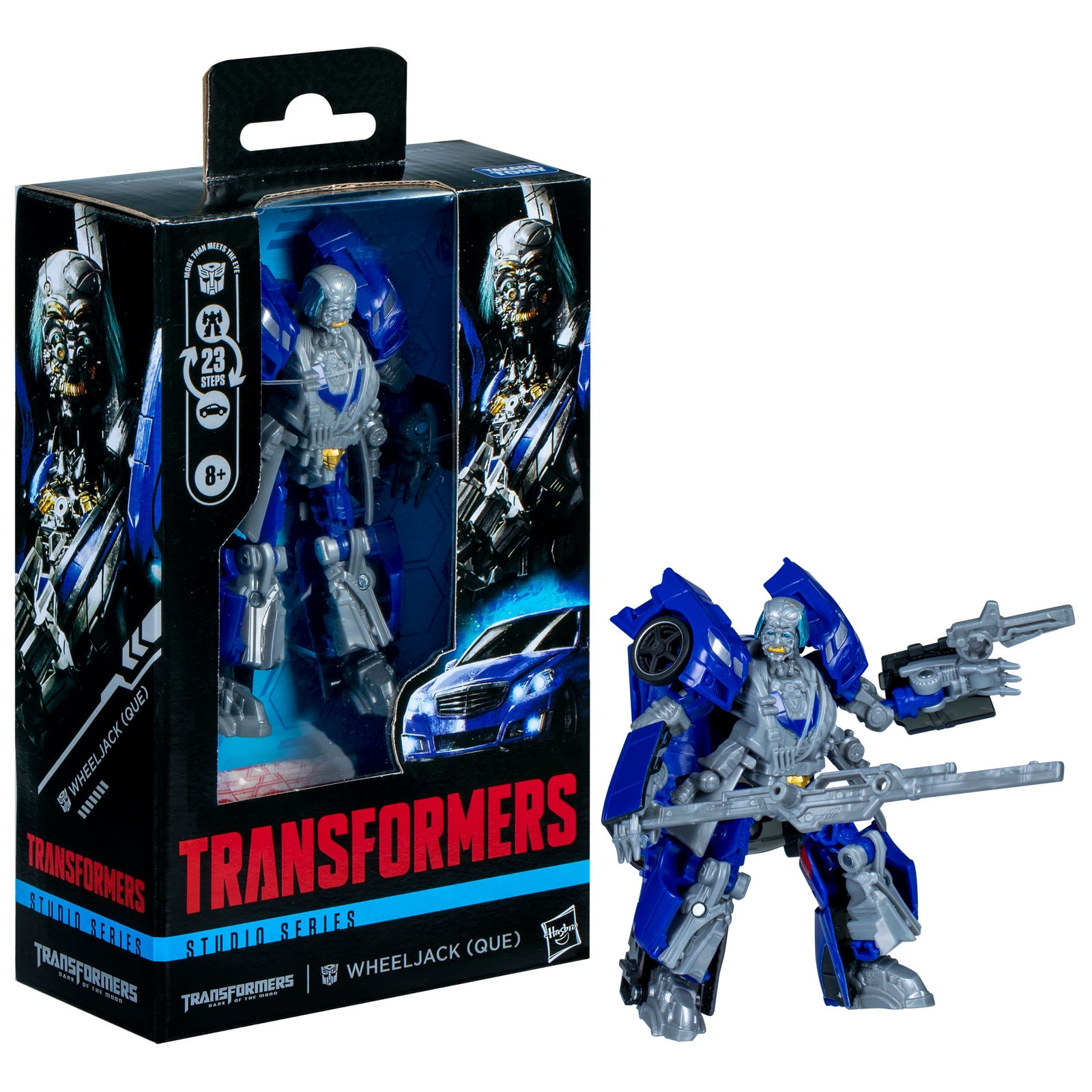 Transformers Studio Series Deluxe Class Transformers: Dark of the Moon Wheeljack (Que) 11.5-cm Action Figure, 8+