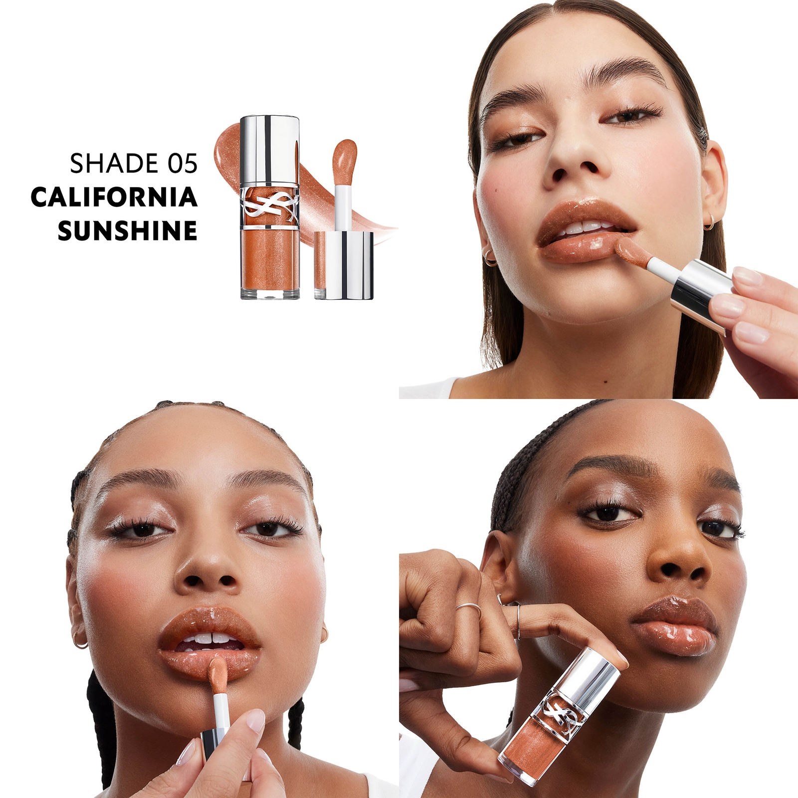 Thumbnail - Yves Saint Laurent Loveshine Plumping Lip Oil 6ml (Various Shades) - California Sunshine 5