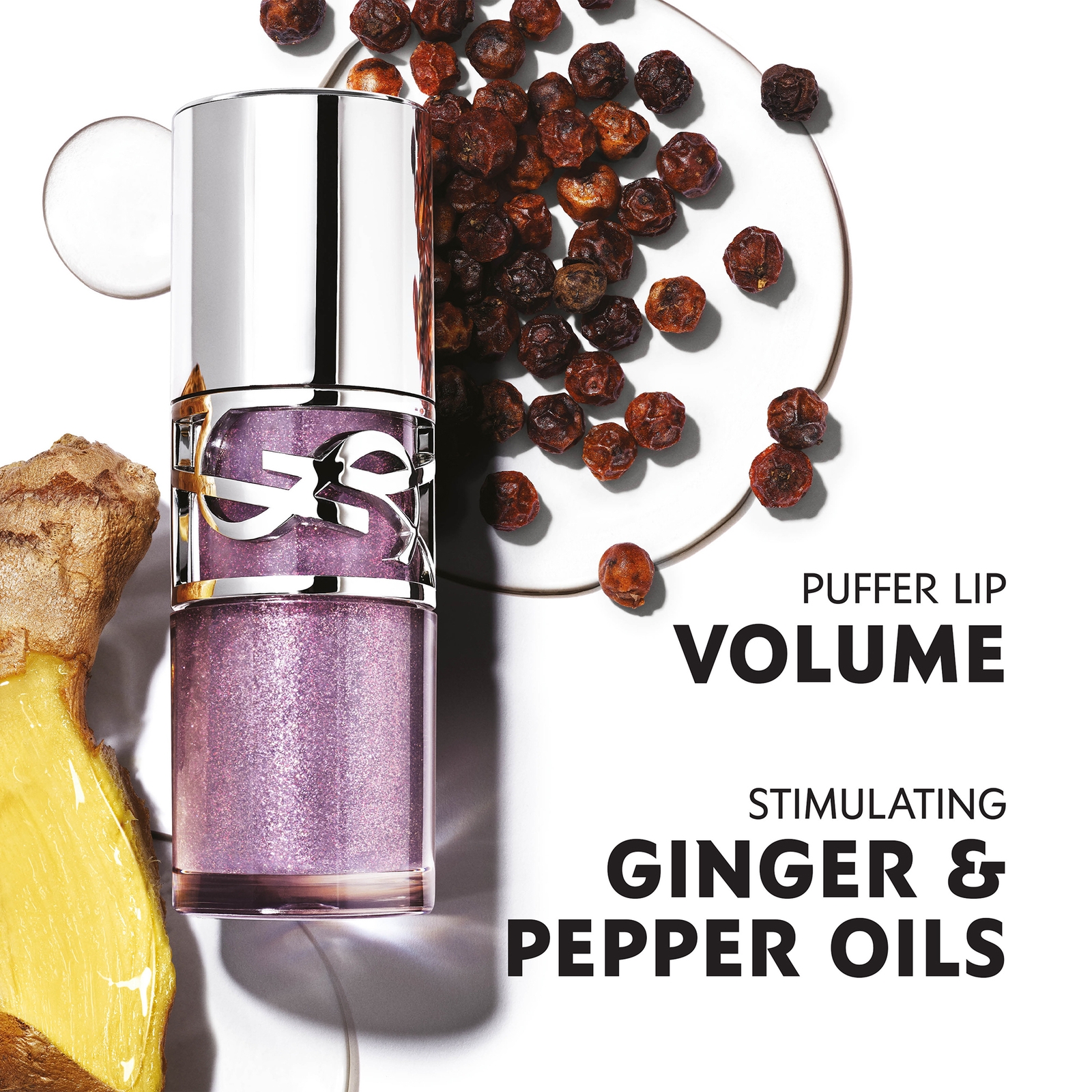 Thumbnail - Yves Saint Laurent Loveshine Plumping Lip Oil 6ml (Various Shades) - Nude Lavallière 44