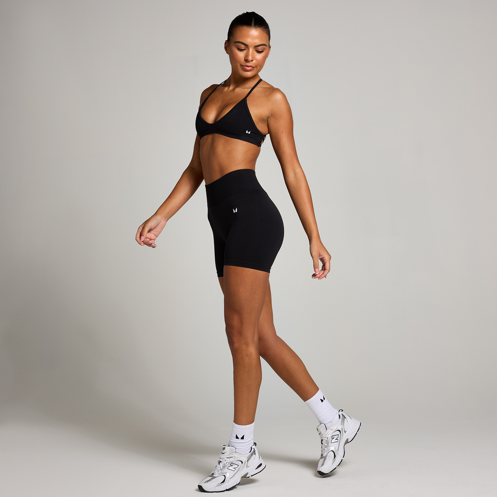 5059883431727 - MP Damen Nahtloses Mikro-Bralette – Schwarz - M