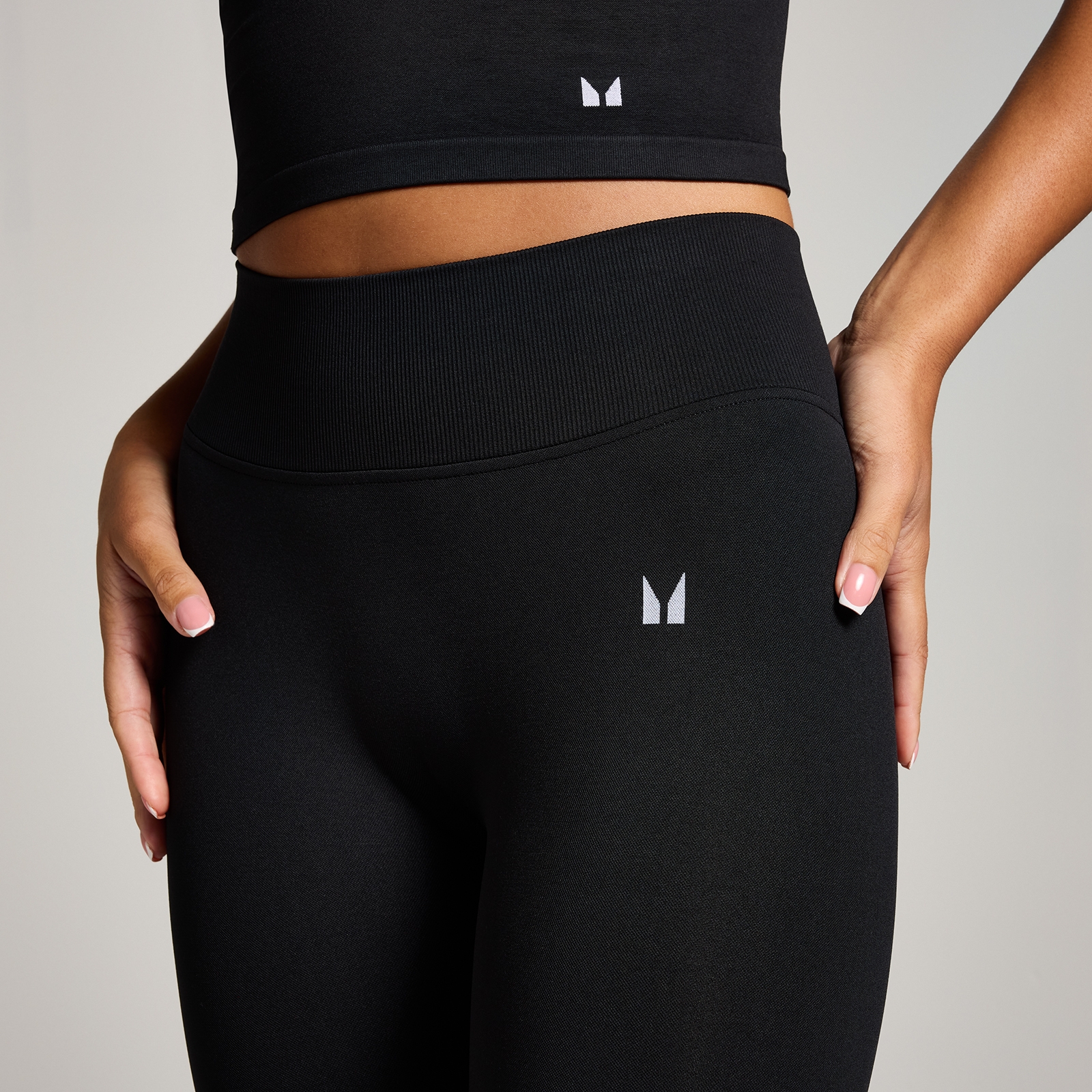 Thumbnail - MP Damen Nahtlose Unsichtbar-Scrunch-Leggings – Schwarz - M
