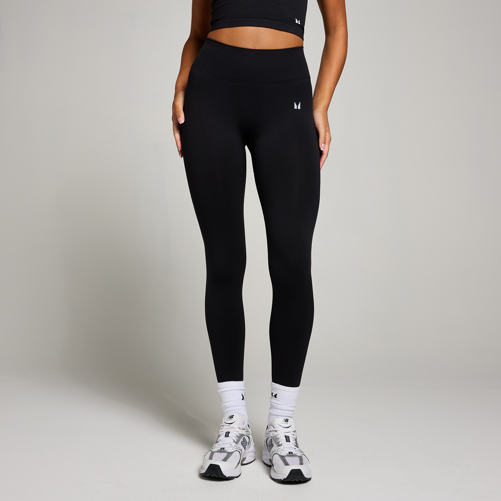 MP Women's Invisible Scrunch Seamless Leggings - Black - XL