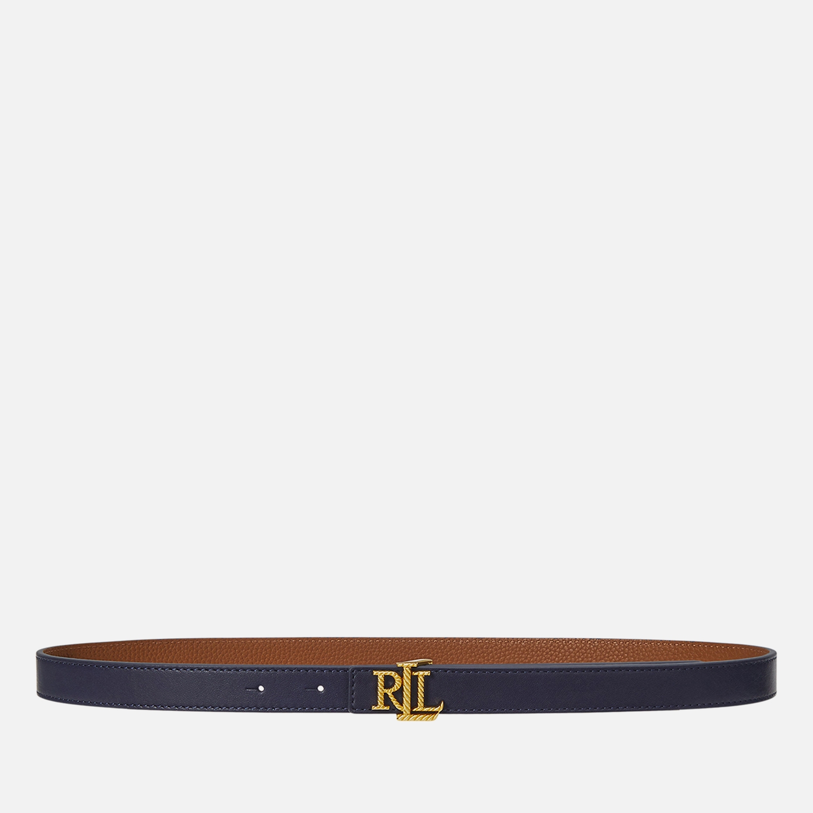 Lauren Ralph Lauren Leather Reversible 20 Skinny Belt