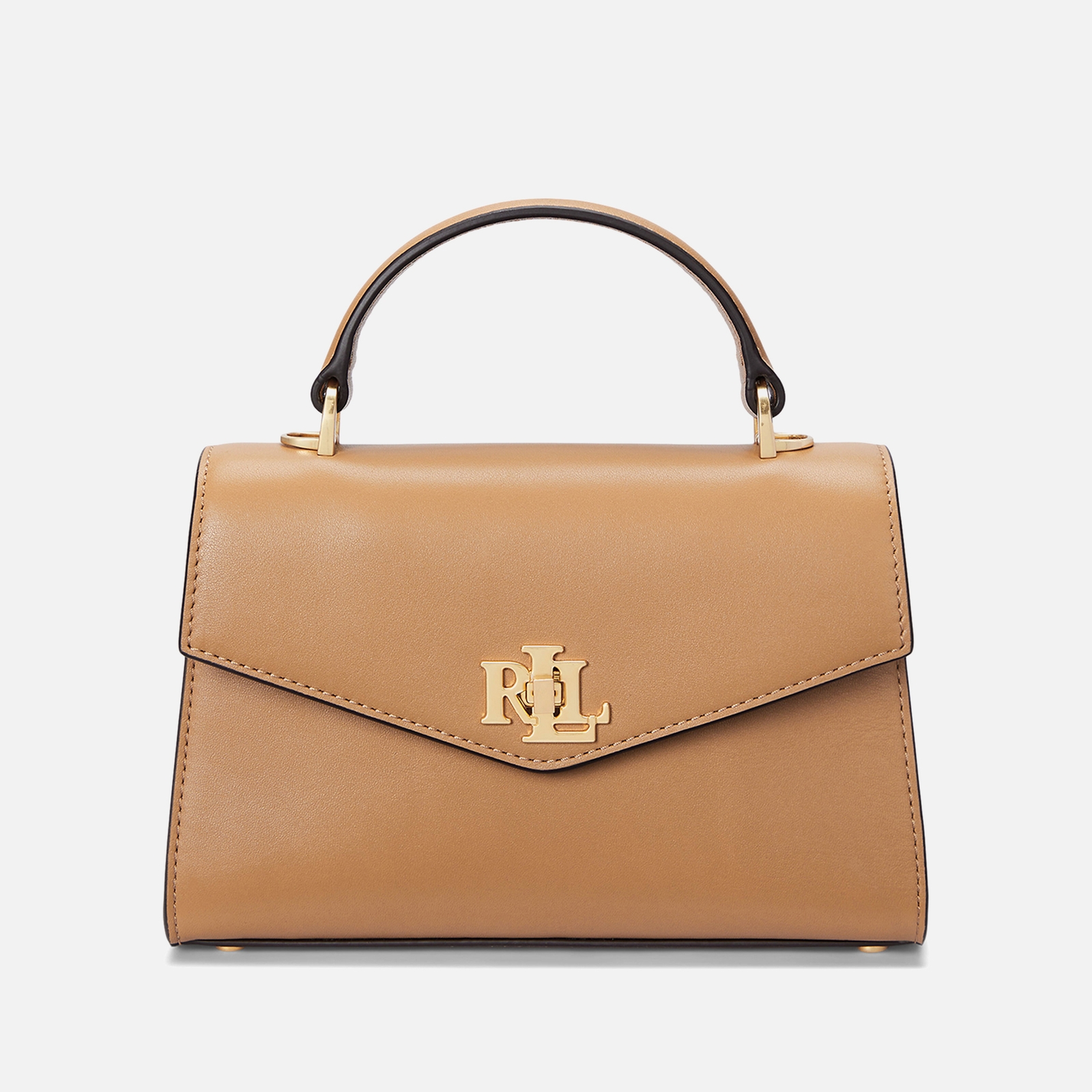 Lauren Ralph Lauren Farrah Leather Small Satchel