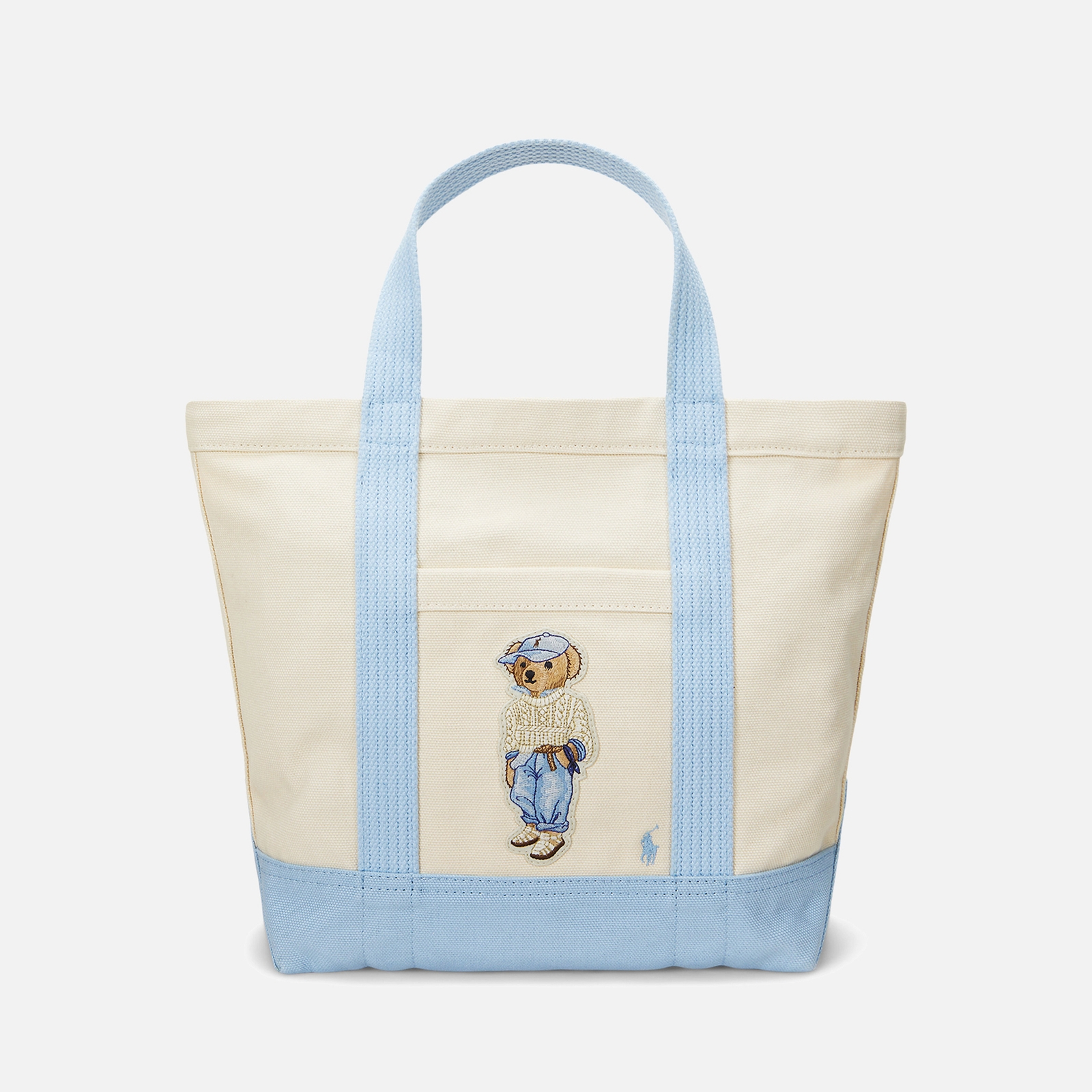 Polo Ralph Lauren Bear Canvas Tote Bag