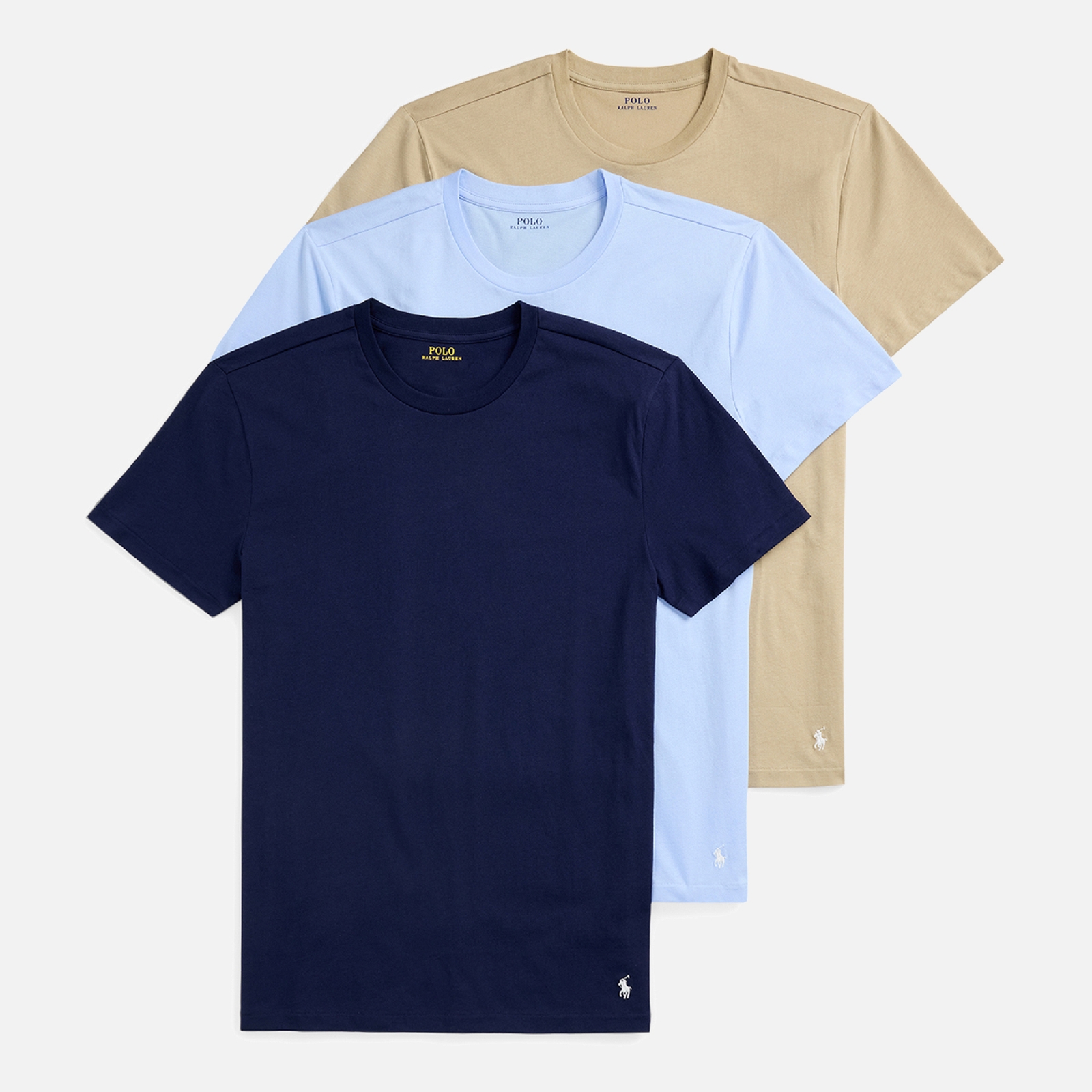 Polo Ralph Lauren 3 Pack Cotton-Jersey T-Shirts - S