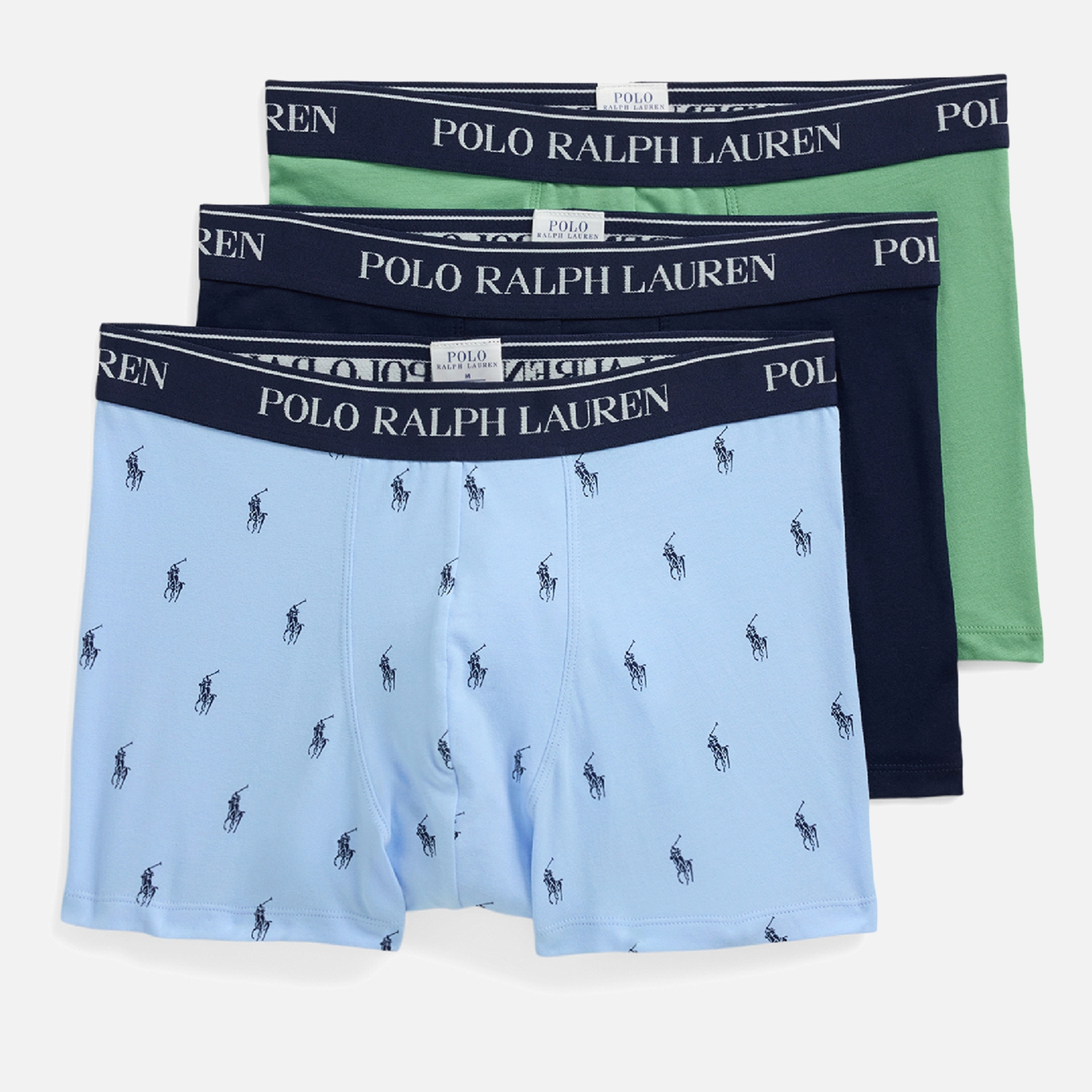 Polo Ralph Lauren 3 Pack Classic Cotton-Jersey Boxer Trunks - S