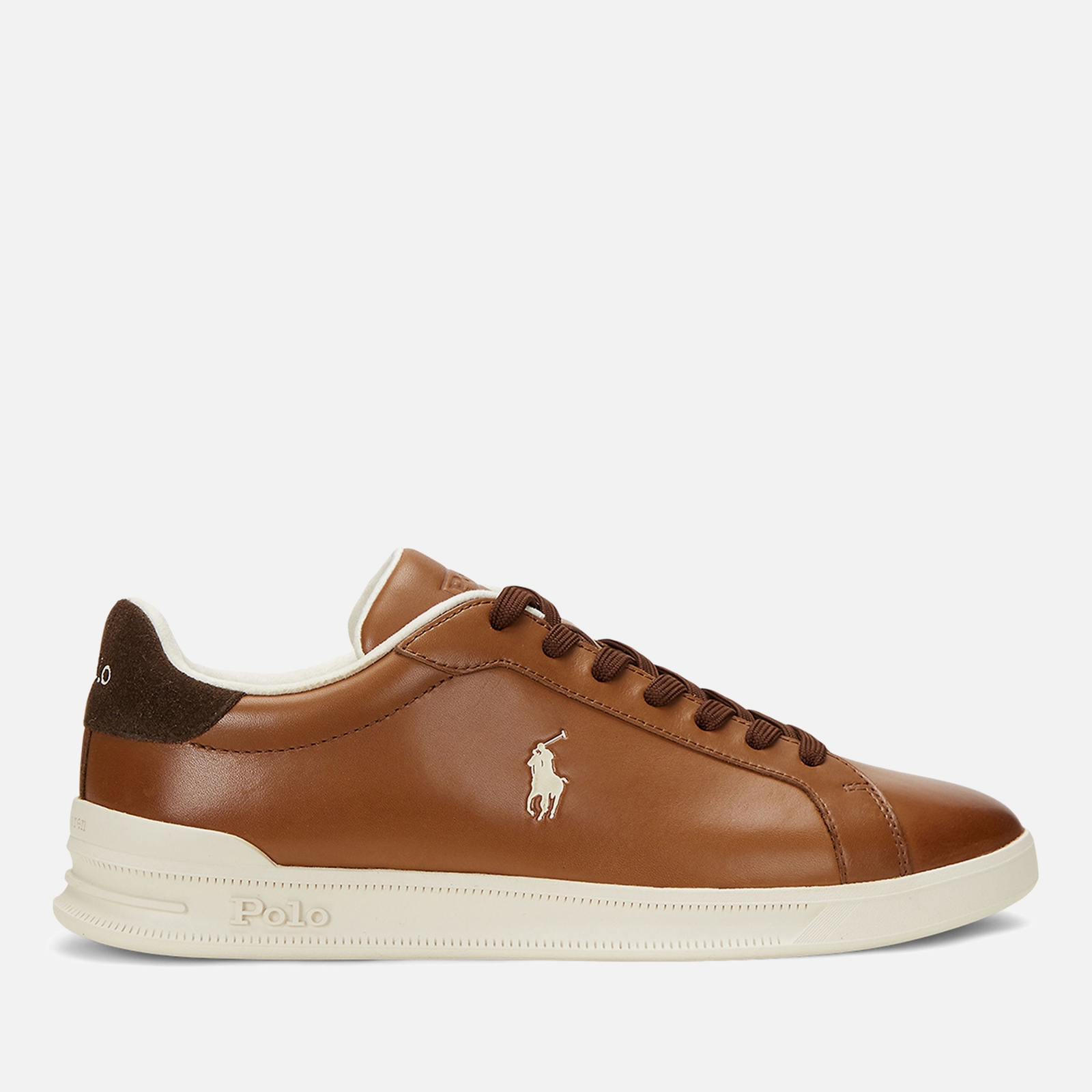 Polo Ralph Lauren Men's Heritage Court II Leather Trainers - UK 7