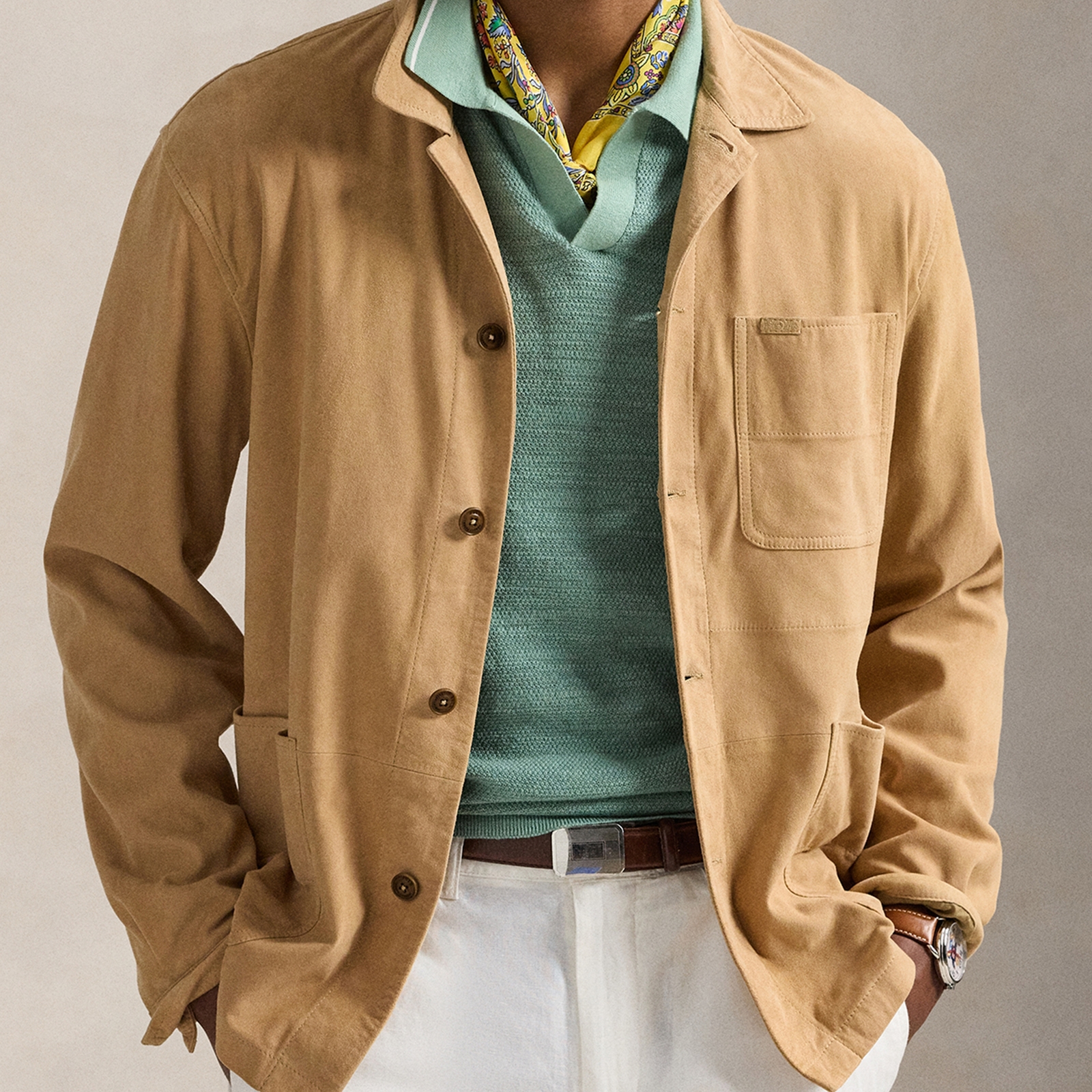 Polo Ralph Lauren Suede Field Jacket - M