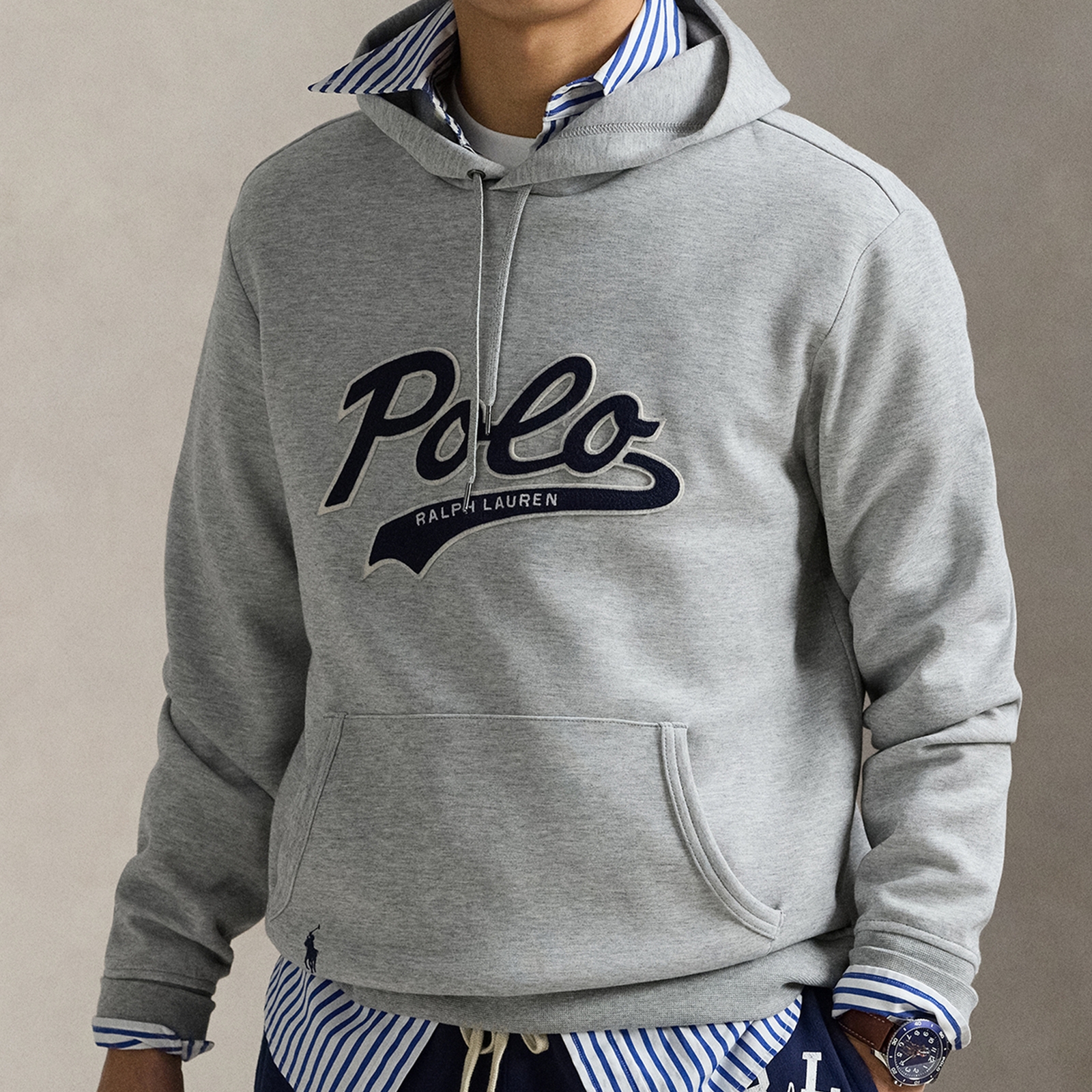 Polo Ralph Lauren Cotton-Blend Jersey Hoodie - M