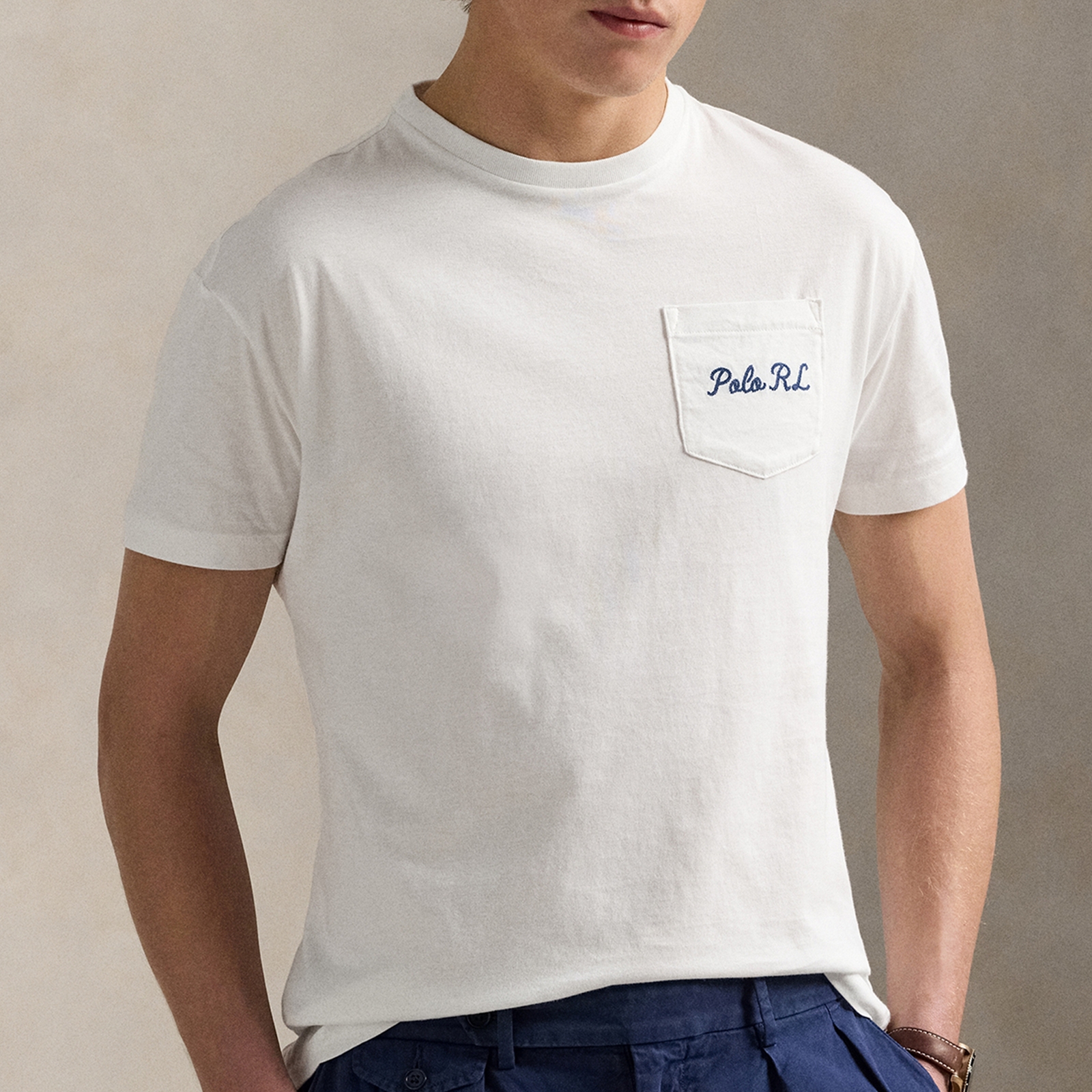Polo Ralph Lauren Custom Slim Fit Back Logo Bear Cotton T-Shirt - XXL