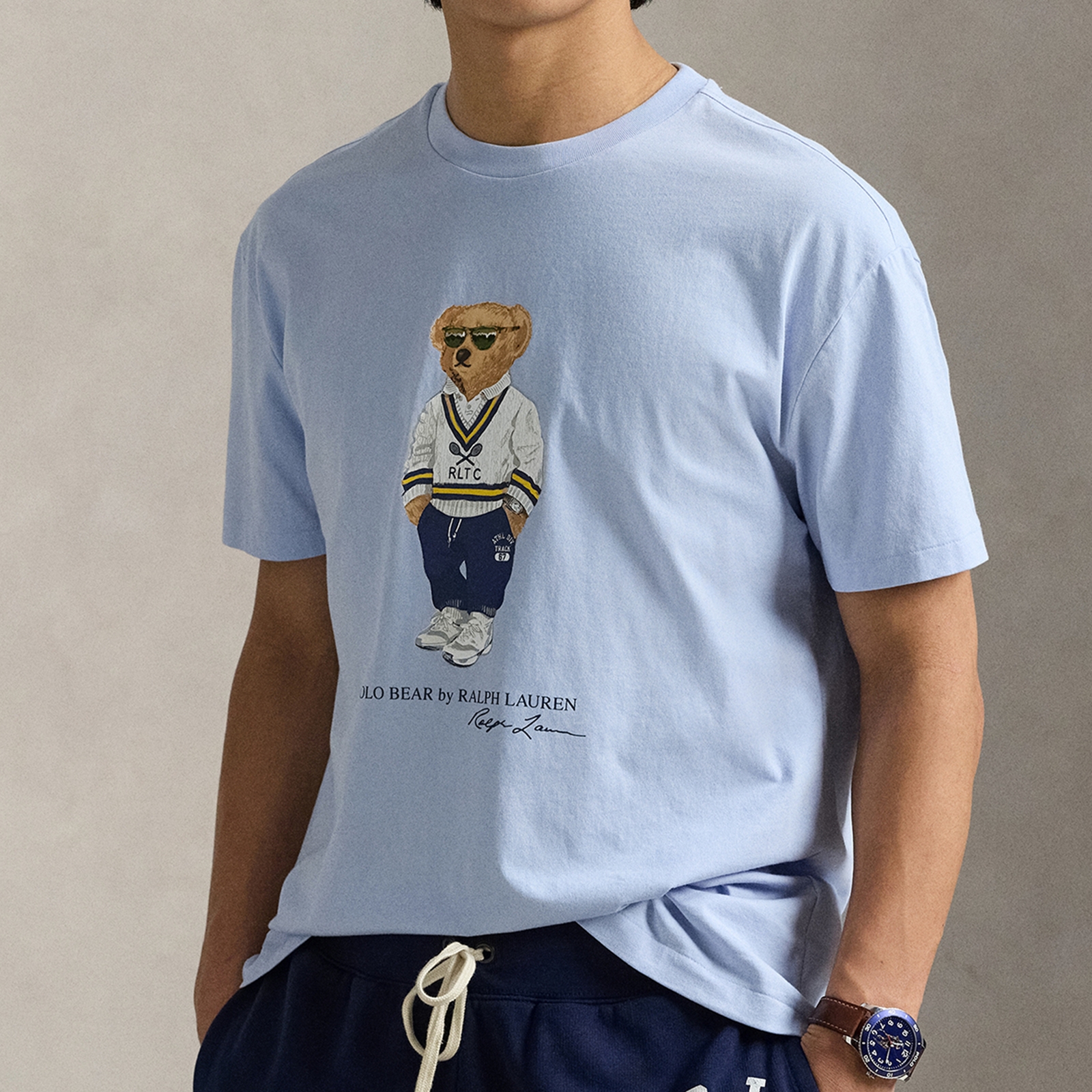 Polo Ralph Lauren Custom Slim Fit Bear Logo Cotton T-Shirt - XL