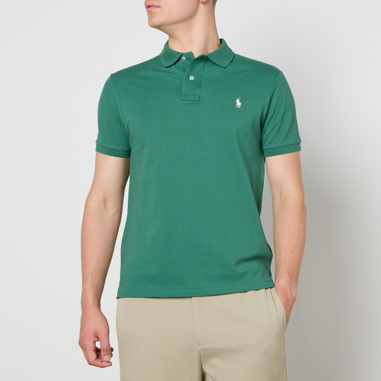 Polo Ralph Lauren Mesh Cotton Piqué Polo Shirt - XL