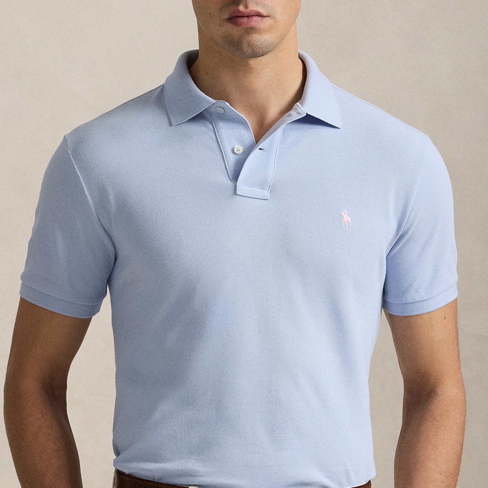 Polo Ralph Lauren Custom Slim Fit Cotton Mesh Polo Shirt - XL