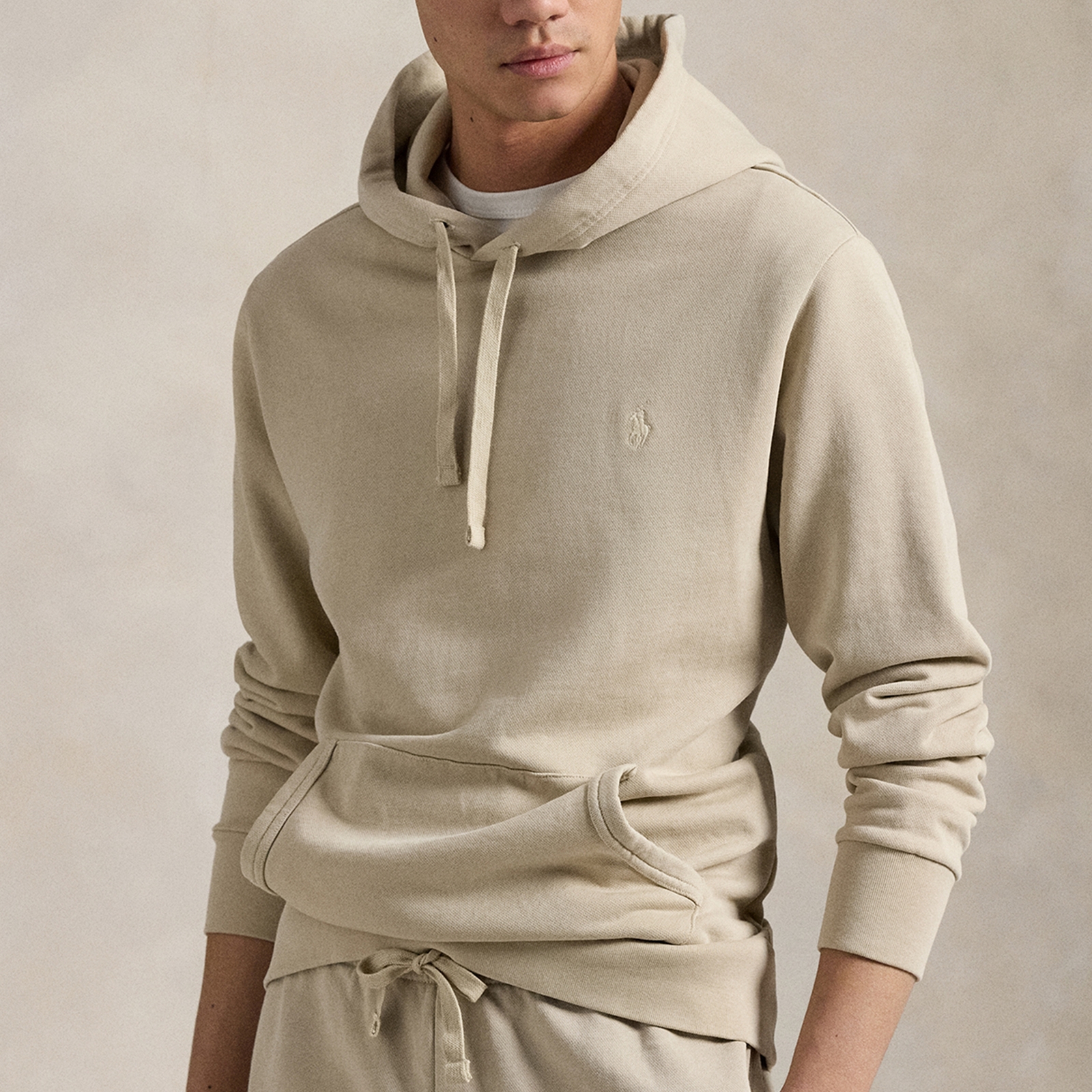 Polo Ralph Lauren Terry Loopback Cotton-Jersey Hoodie - XXL