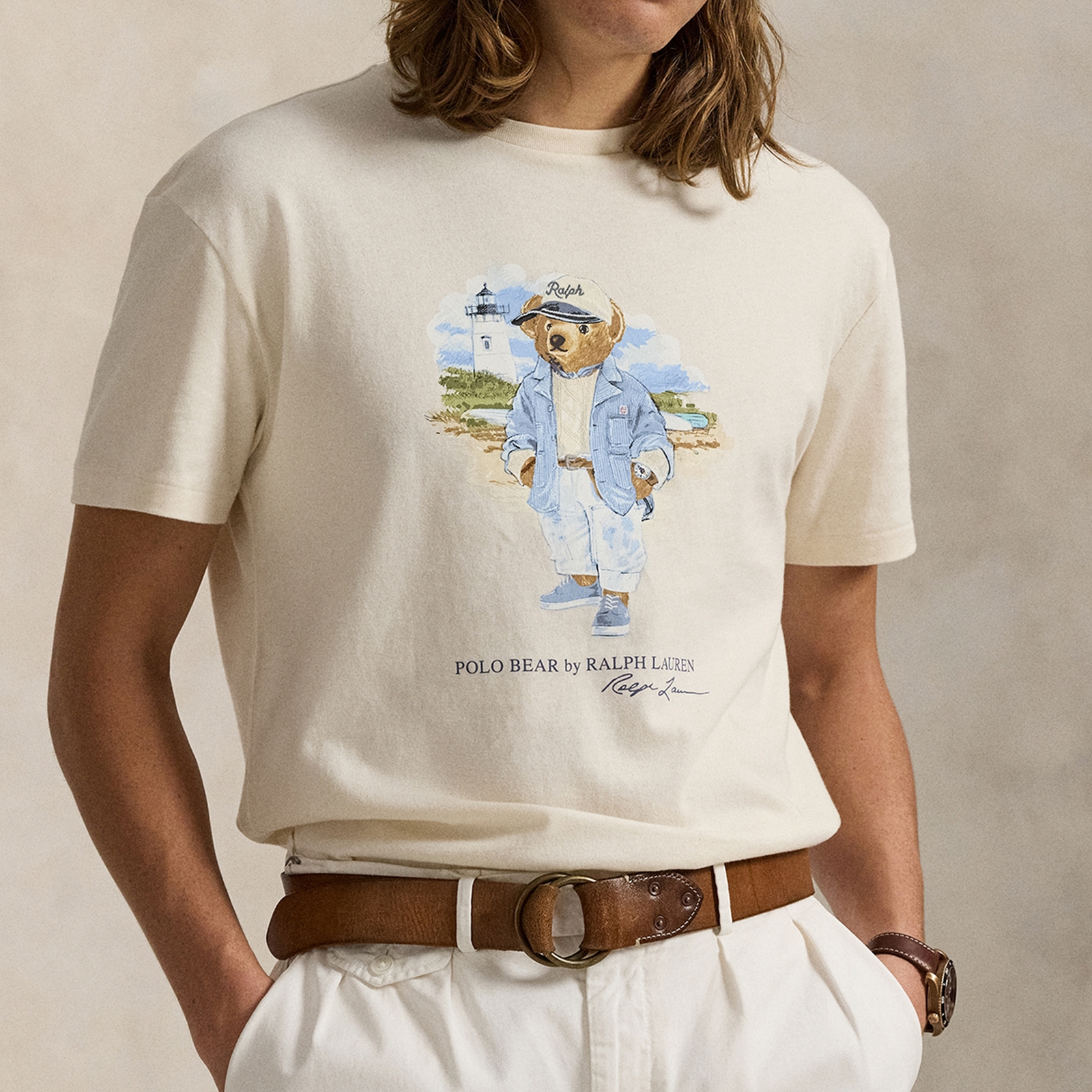 Polo Ralph Lauren Cotton-Jersey Summer Bear T-Shirt - S