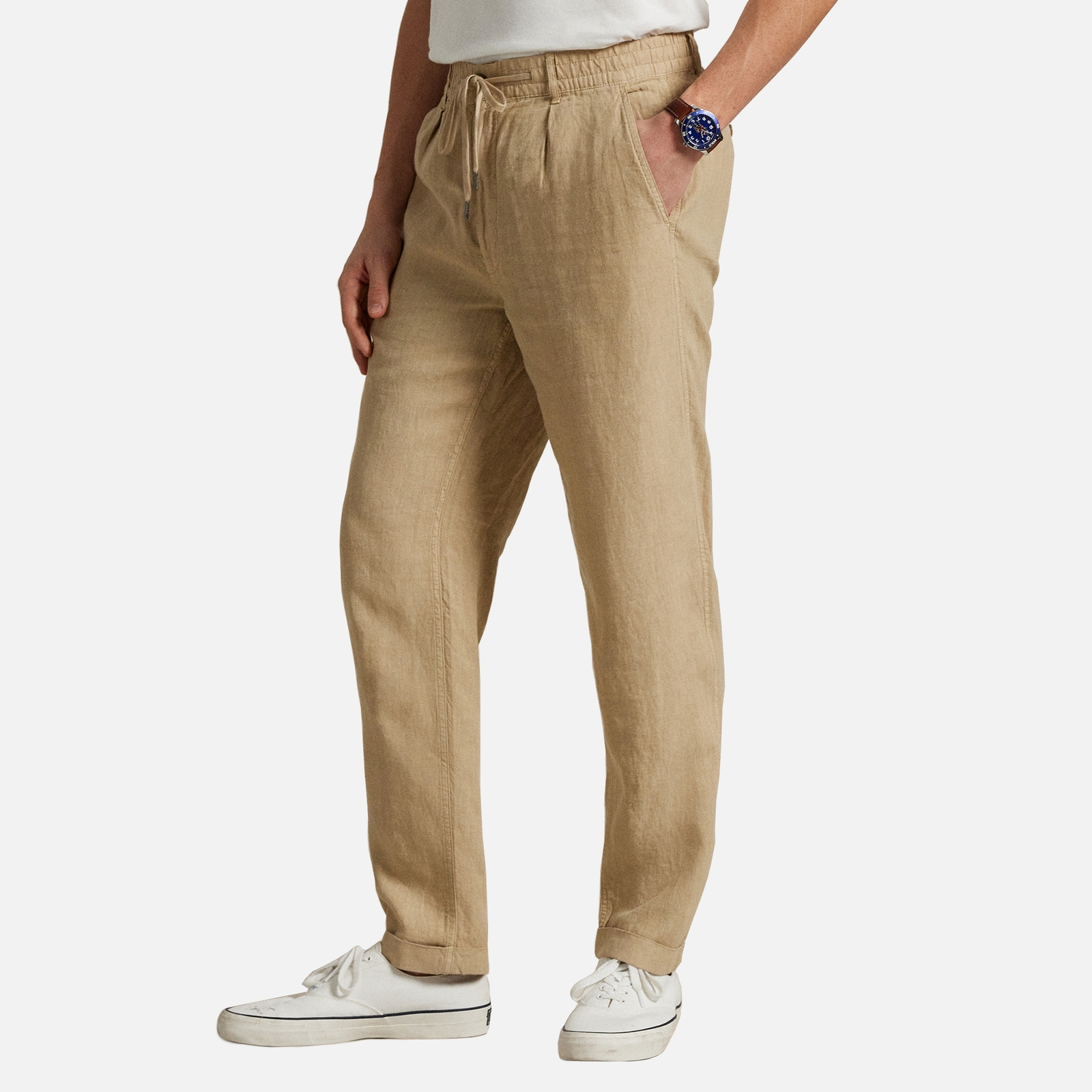 Polo Ralph Lauren Classic-Fit Linen-Blend Trousers - XL
