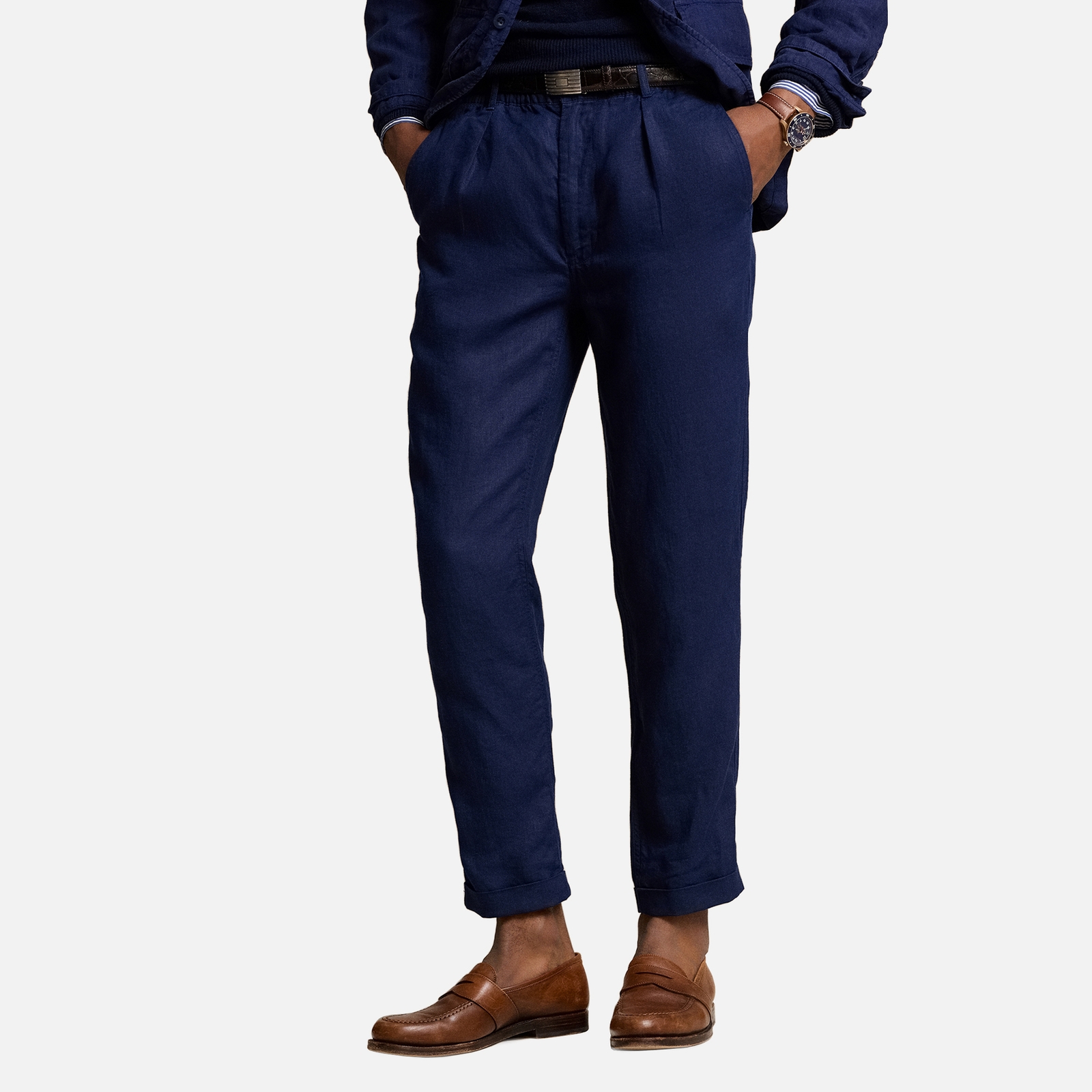 Polo Ralph Lauren Classic Fit Linen Prepster Trousers - XXL