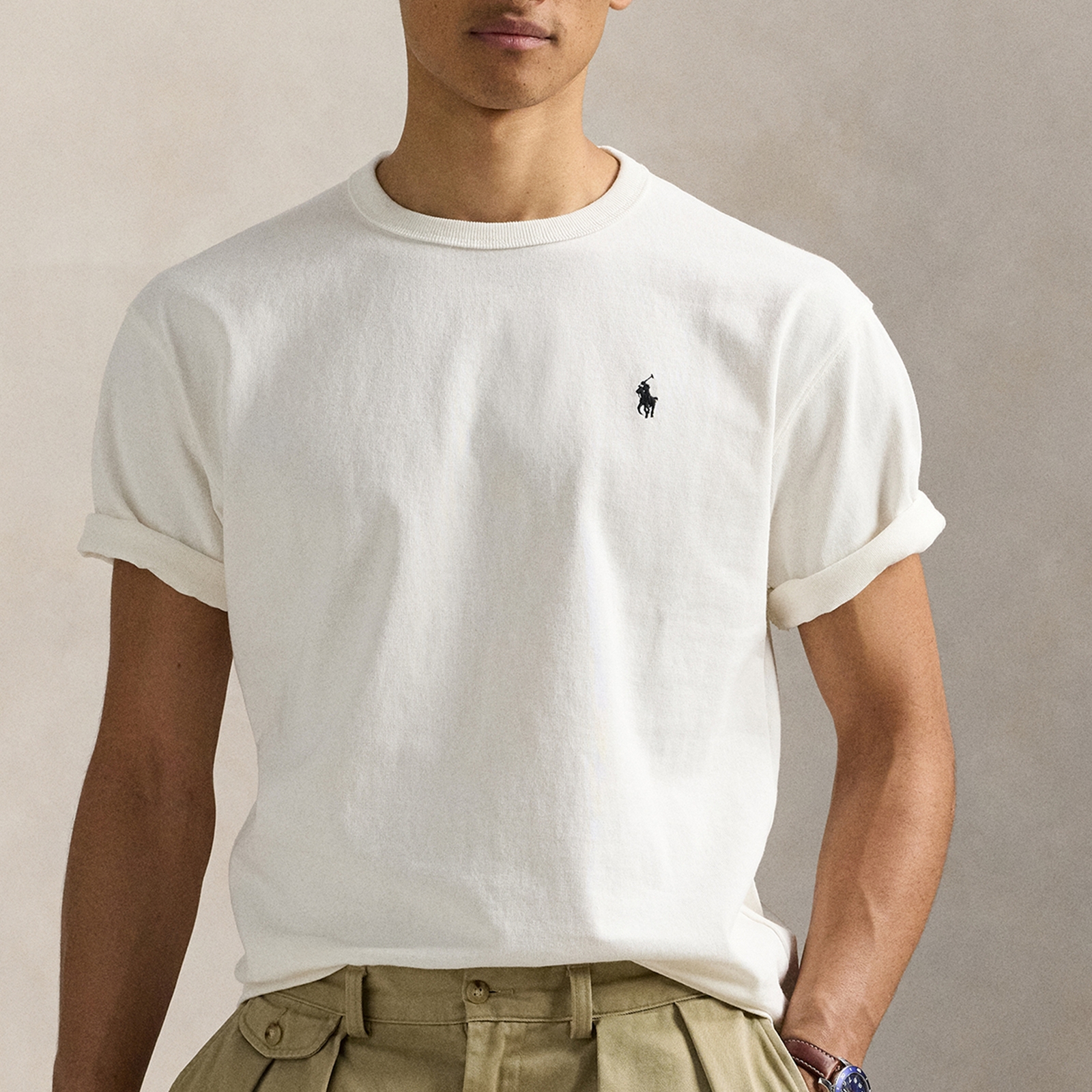Polo Ralph Lauren Script Logo Cotton-Jersey T-Shirt - M